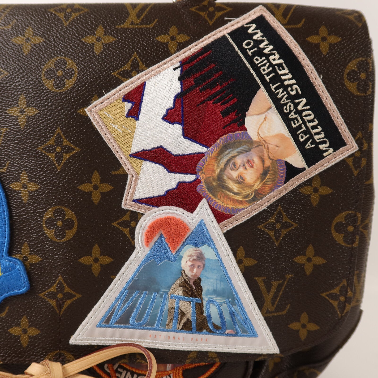 LOUIS VUITTON Monogram Cindy Sherman Camera Messenger手挽肩背兩用袋