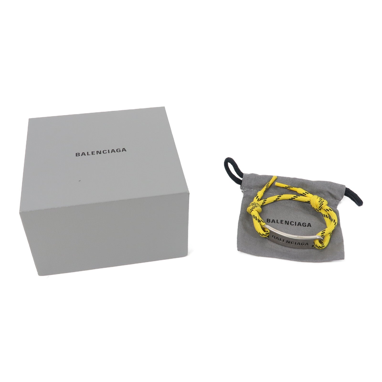 BALENCIAGA 【激減優惠】金屬Plate Bracelet手鏈黃色