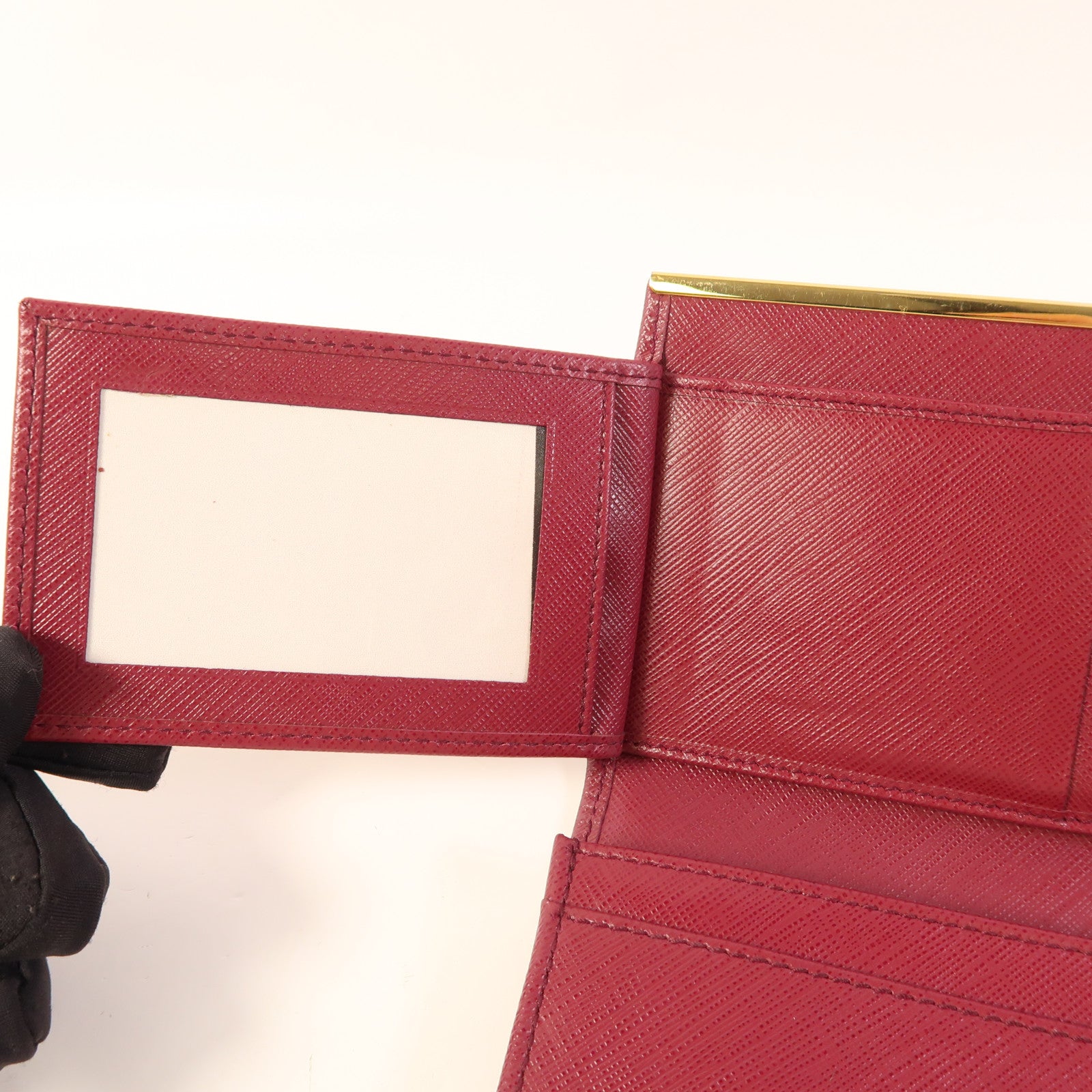 Salvatore Ferragamo 牛皮皮革Long Wallet金扣長錢包