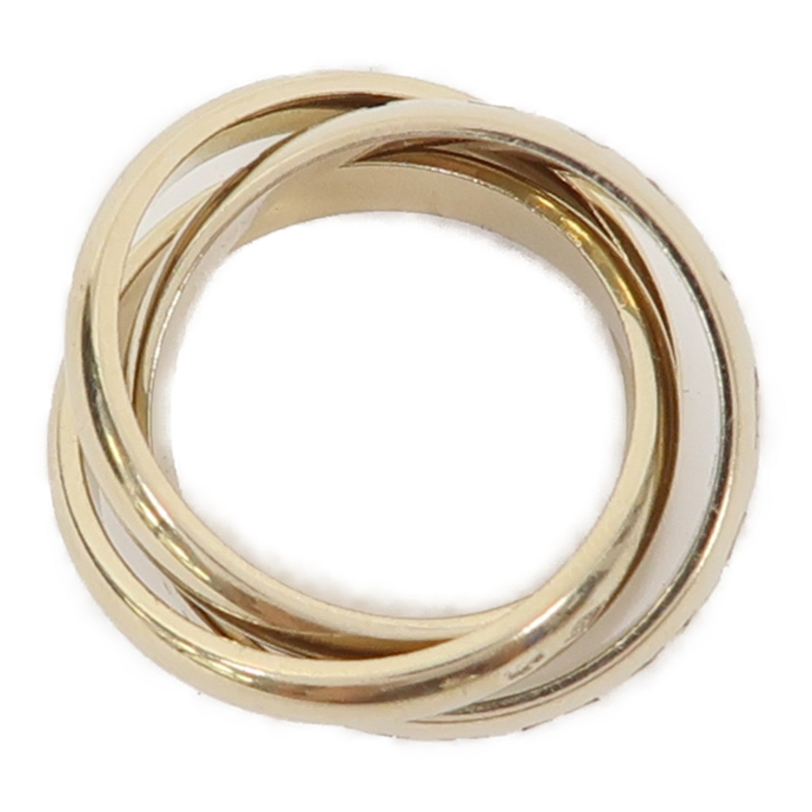 CARTIER 【激減優惠】18K金Vintage Trinity戒指US#3.5