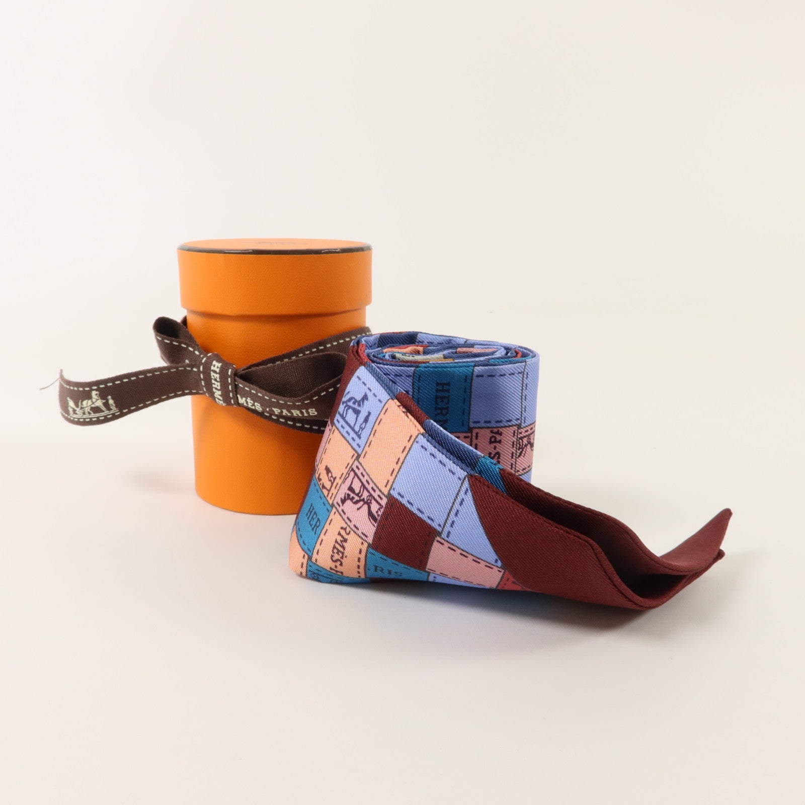 HERMES 絲質Twilly絲巾