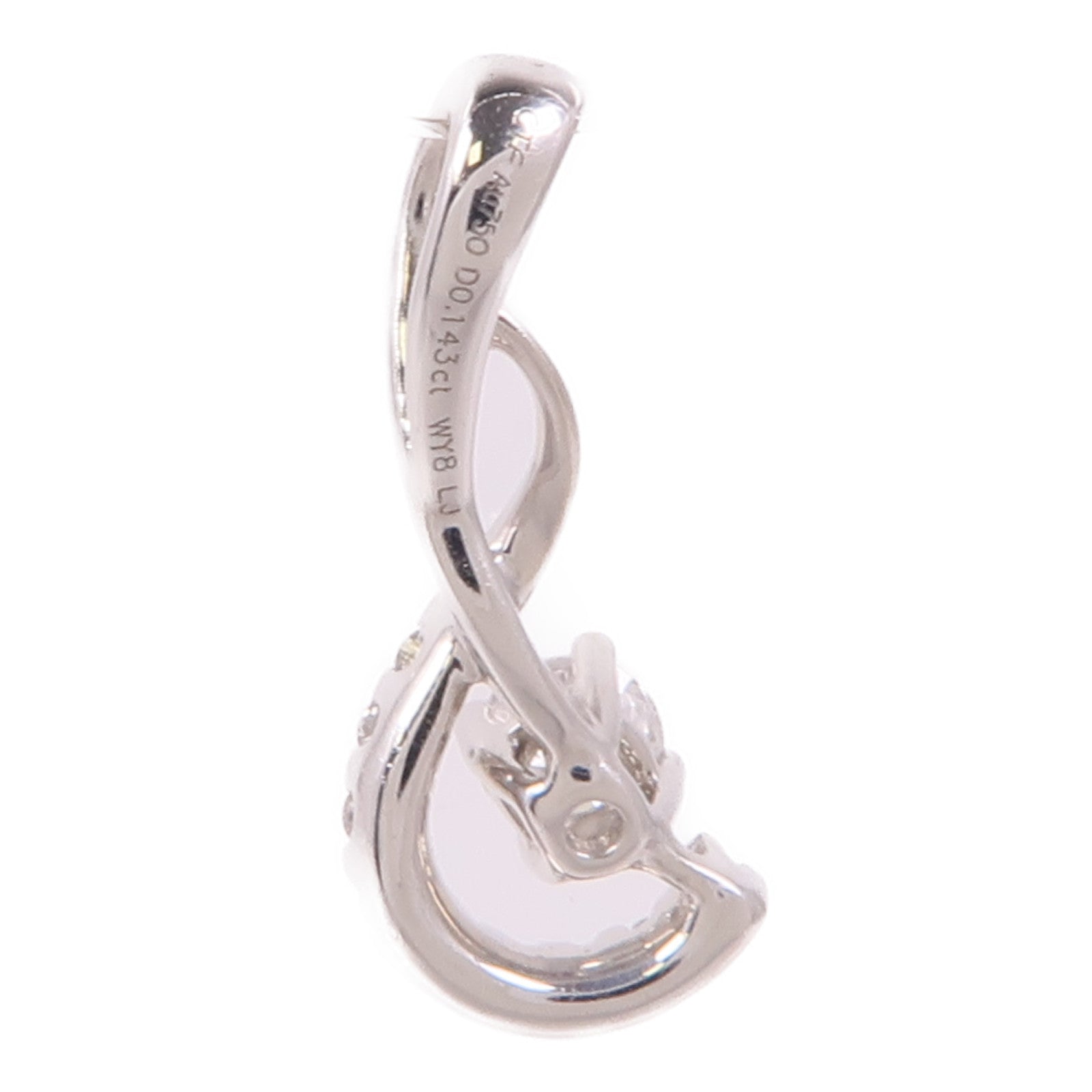 JEWELRY Diamond Pendant Top 18K White Gold