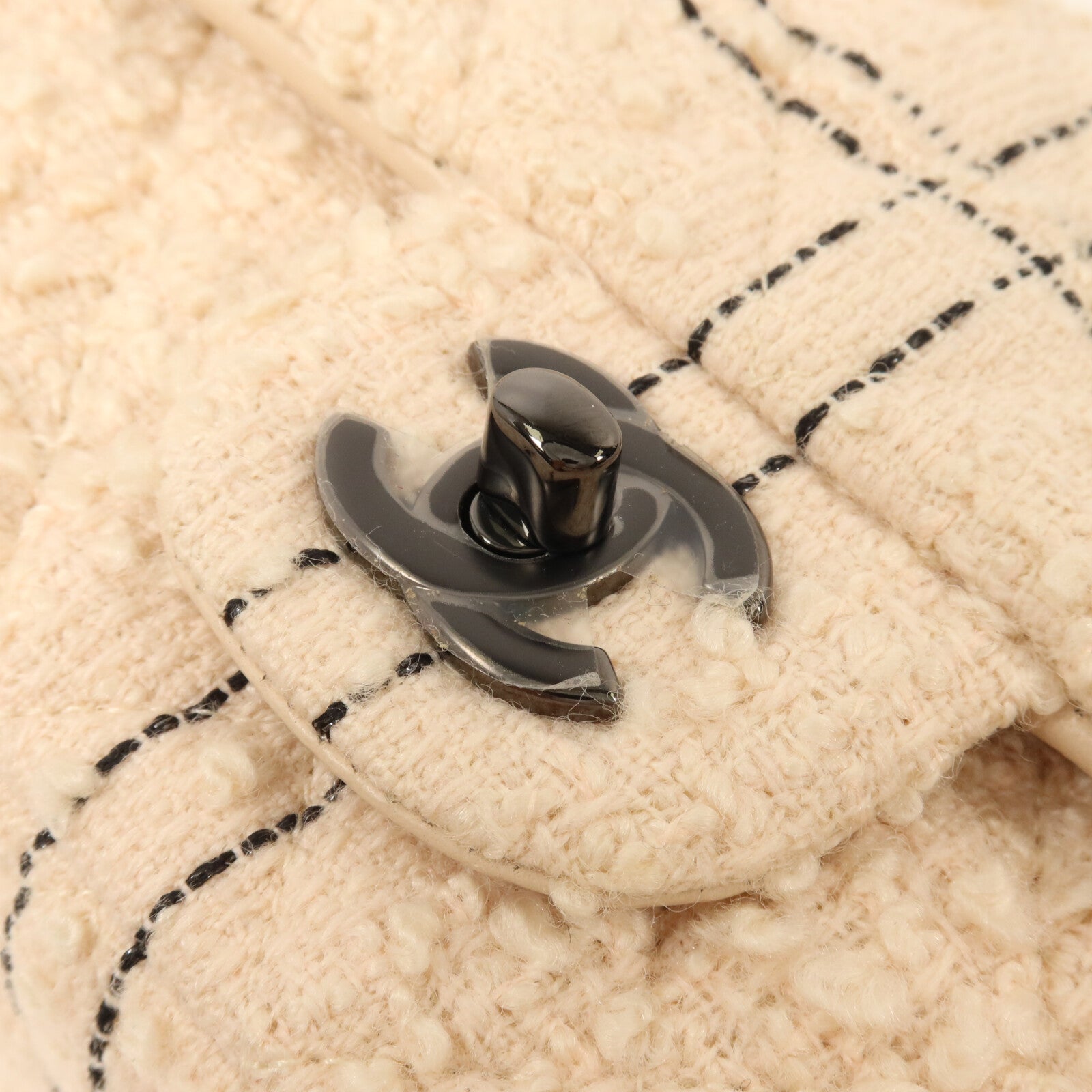 CHANEL Tweed Mini Classic 20鏈帶肩背袋