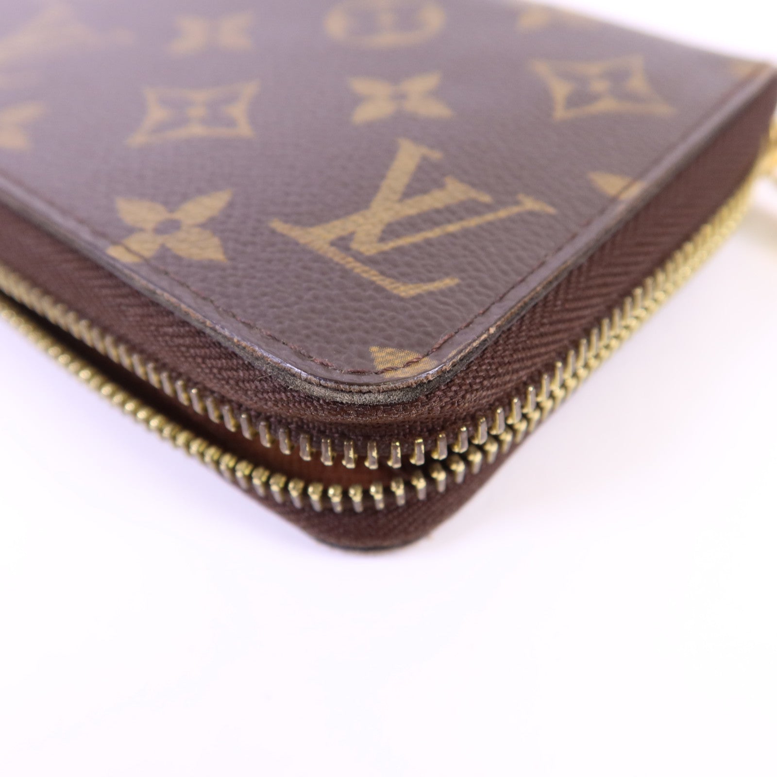 LOUIS VUITTON Monogram Zipper Long Wallet金扣長錢包