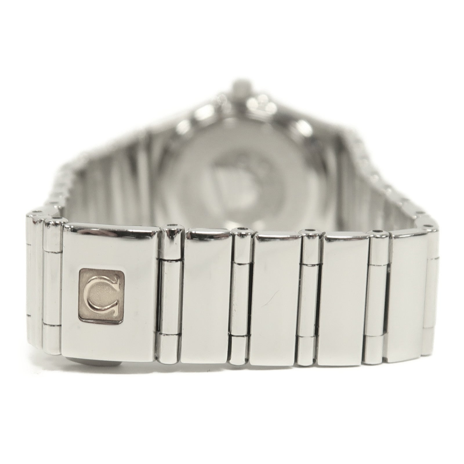 OMEGA Constellation Ladies不鏽鋼手錶石英機芯黑色