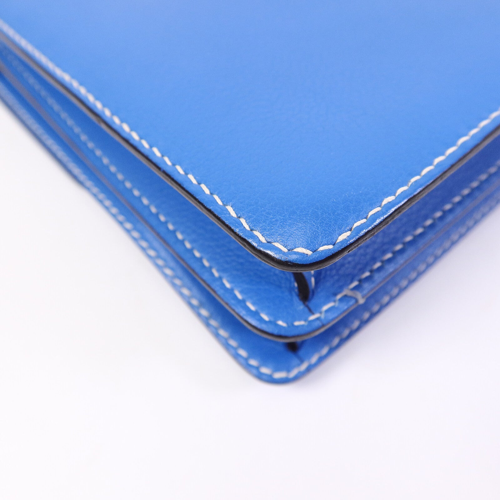 HERMES Evercolor皮革Roulis 23肩背袋Bleu Hydra