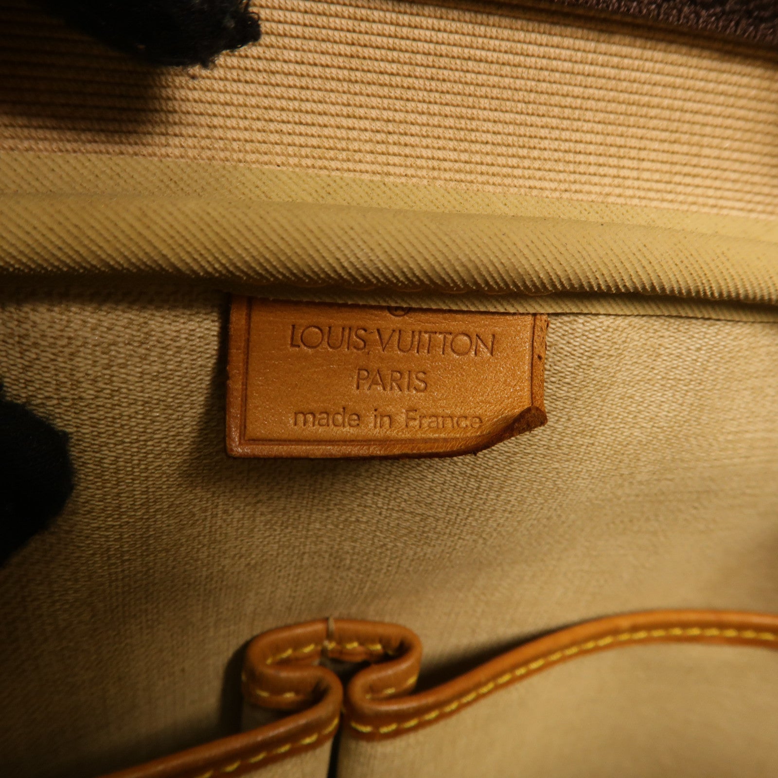 LOUIS VUITTON 【激減優惠】Monogram Deauville金扣手挽袋棕色