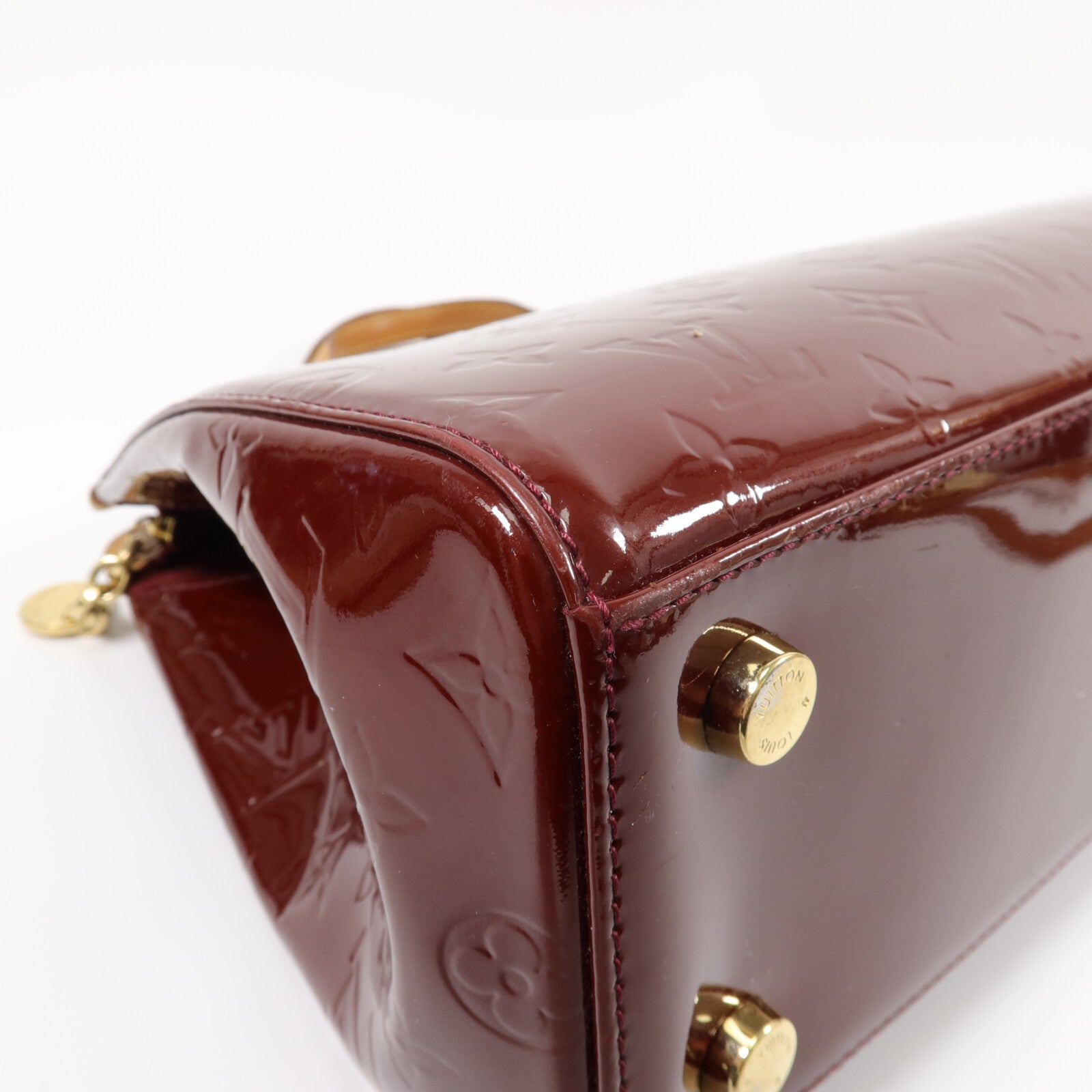 LOUIS VUITTON Monogram Vernis Brea MM手挽肩背兩用袋