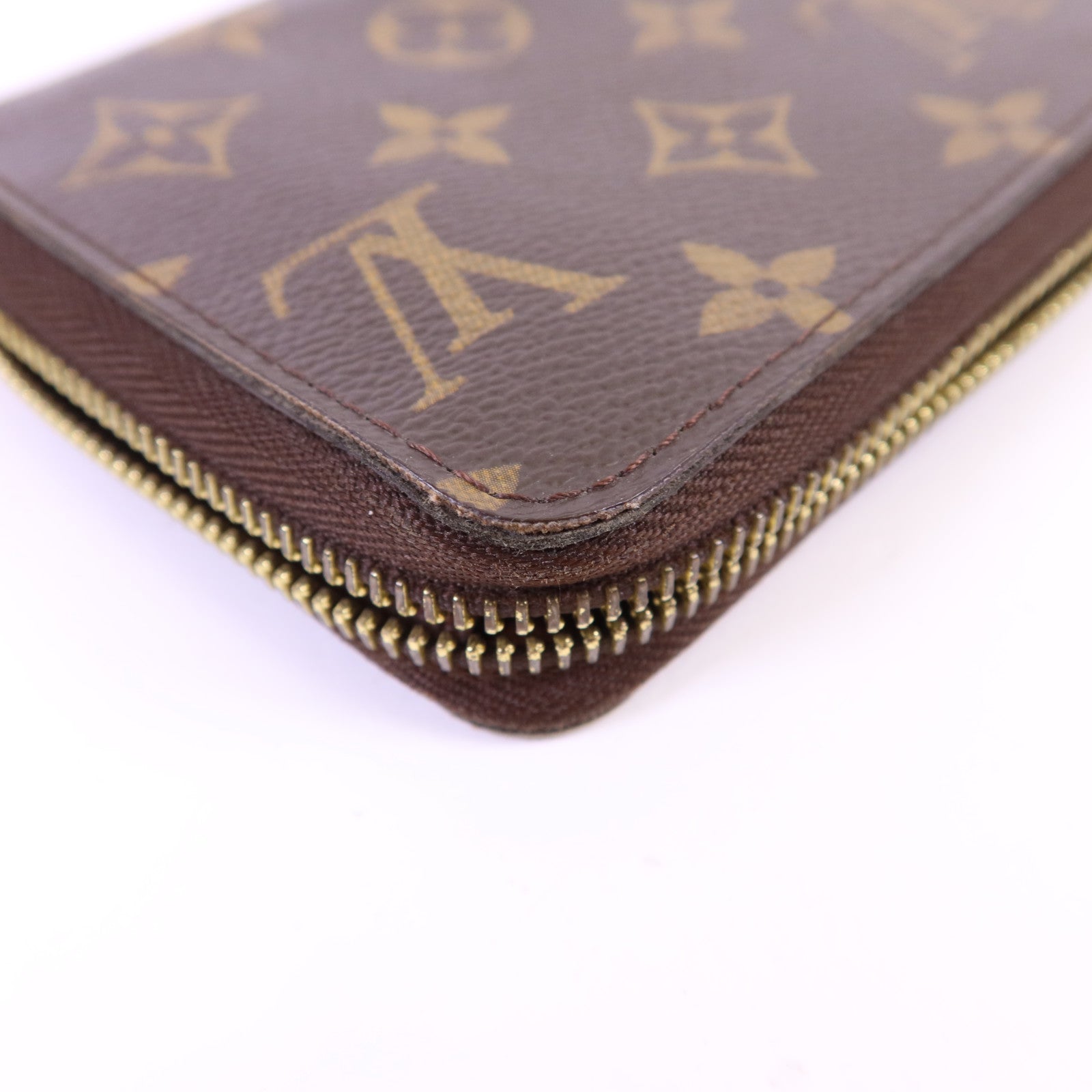 LOUIS VUITTON Monogram Zipper Long Wallet金扣長錢包