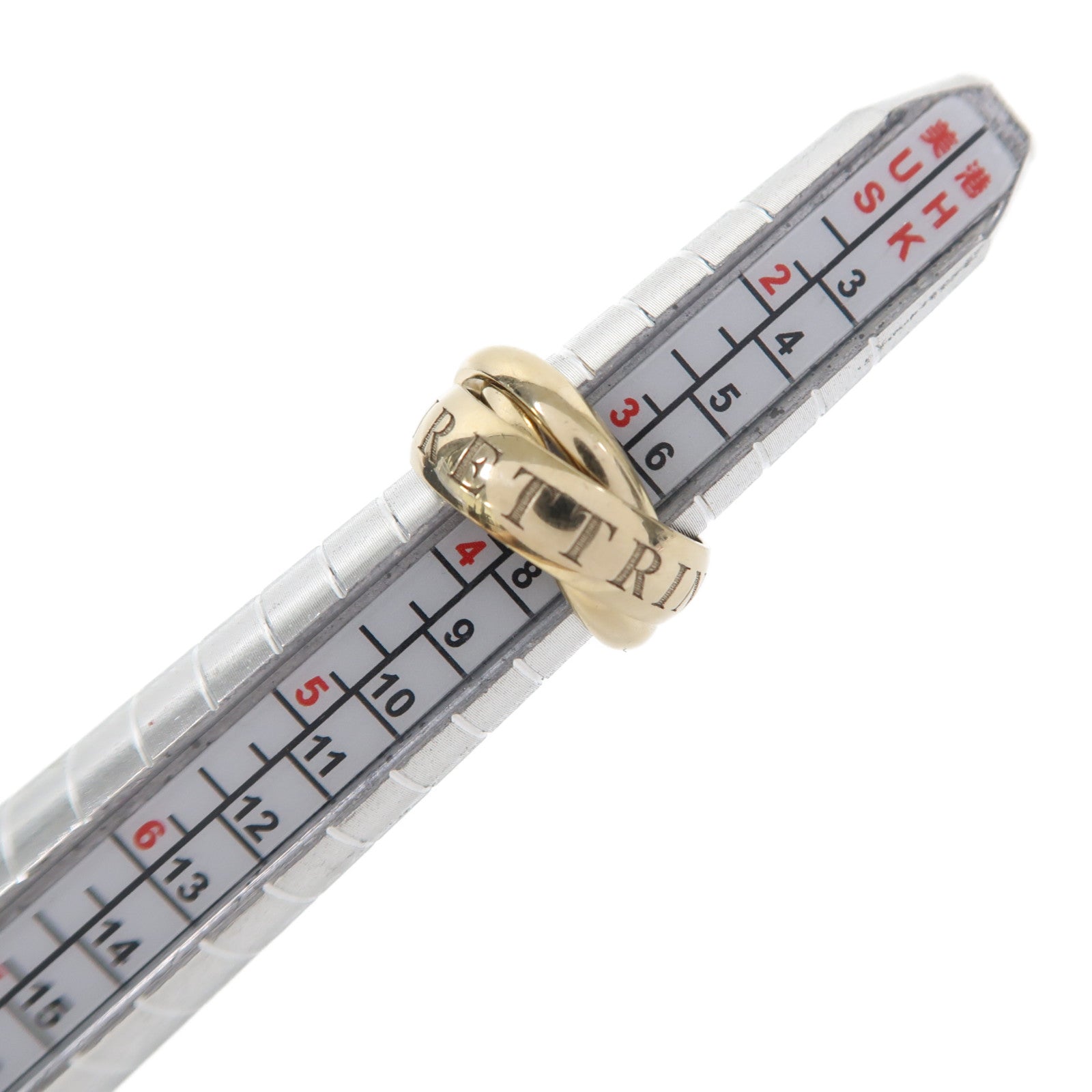 CARTIER 【激減優惠】18K金Vintage Trinity戒指US#3.5