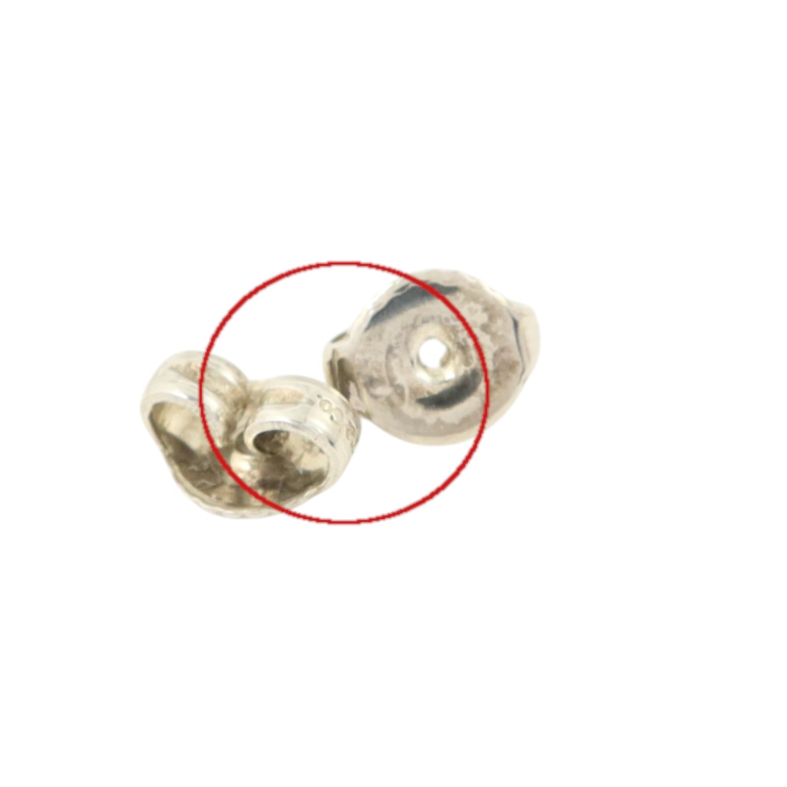 TIFFANY＆CO 925純銀Elsa Peretti Bean Design Earrings耳環