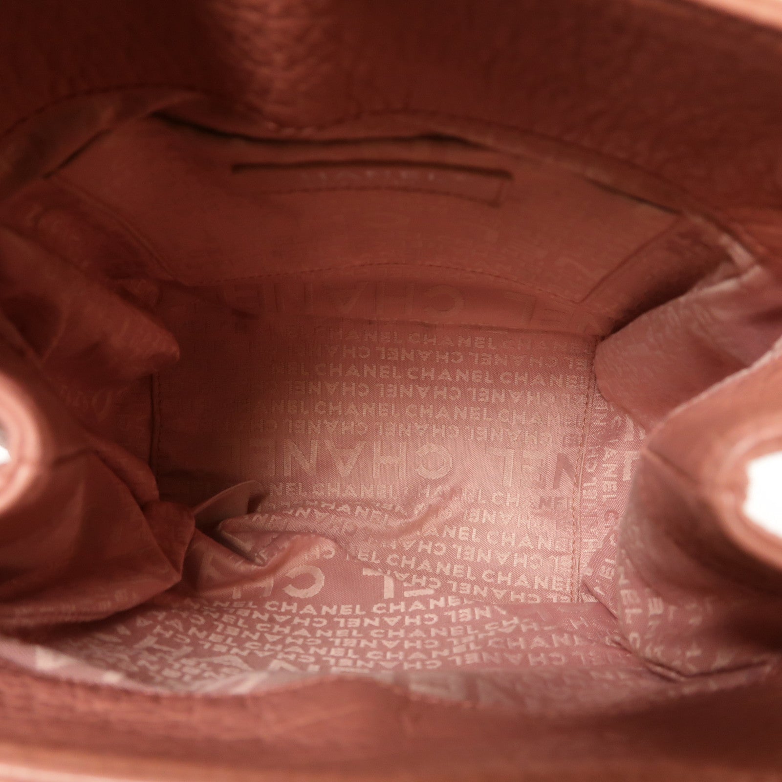 CHANEL CC SHW 2.55 Chain Shoulder Bag Calfskin Leather Pink
