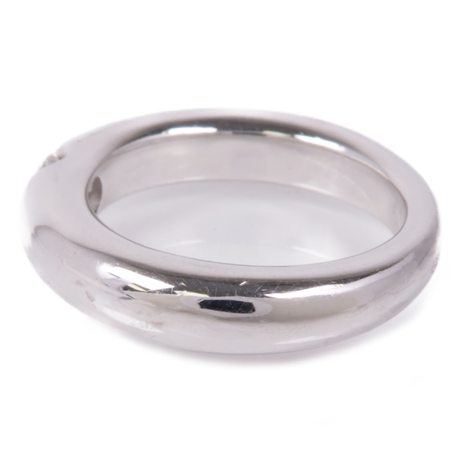 CARTIER 18K白金Ellipse Ring鑽石戒指Cartier#51/US#5.5