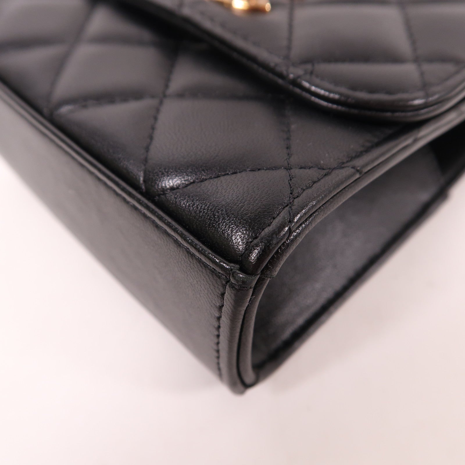 CHANEL 羊皮皮革Trendy CC Mini Bag鏈帶肩背袋