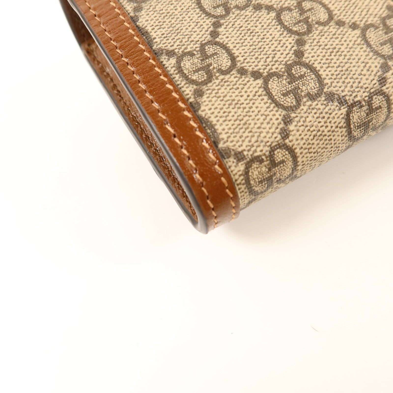 GUCCI 塗層帆布Jackie 1961 Chain Wallet金扣鏈帶肩背袋