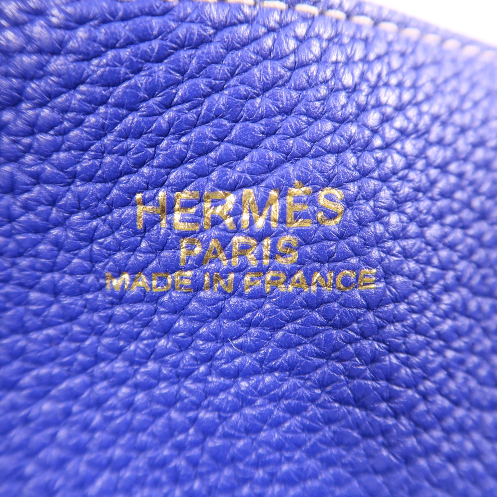 HERMES Double Sens Shoulder Tote Bag Taurillon Clemence Leather