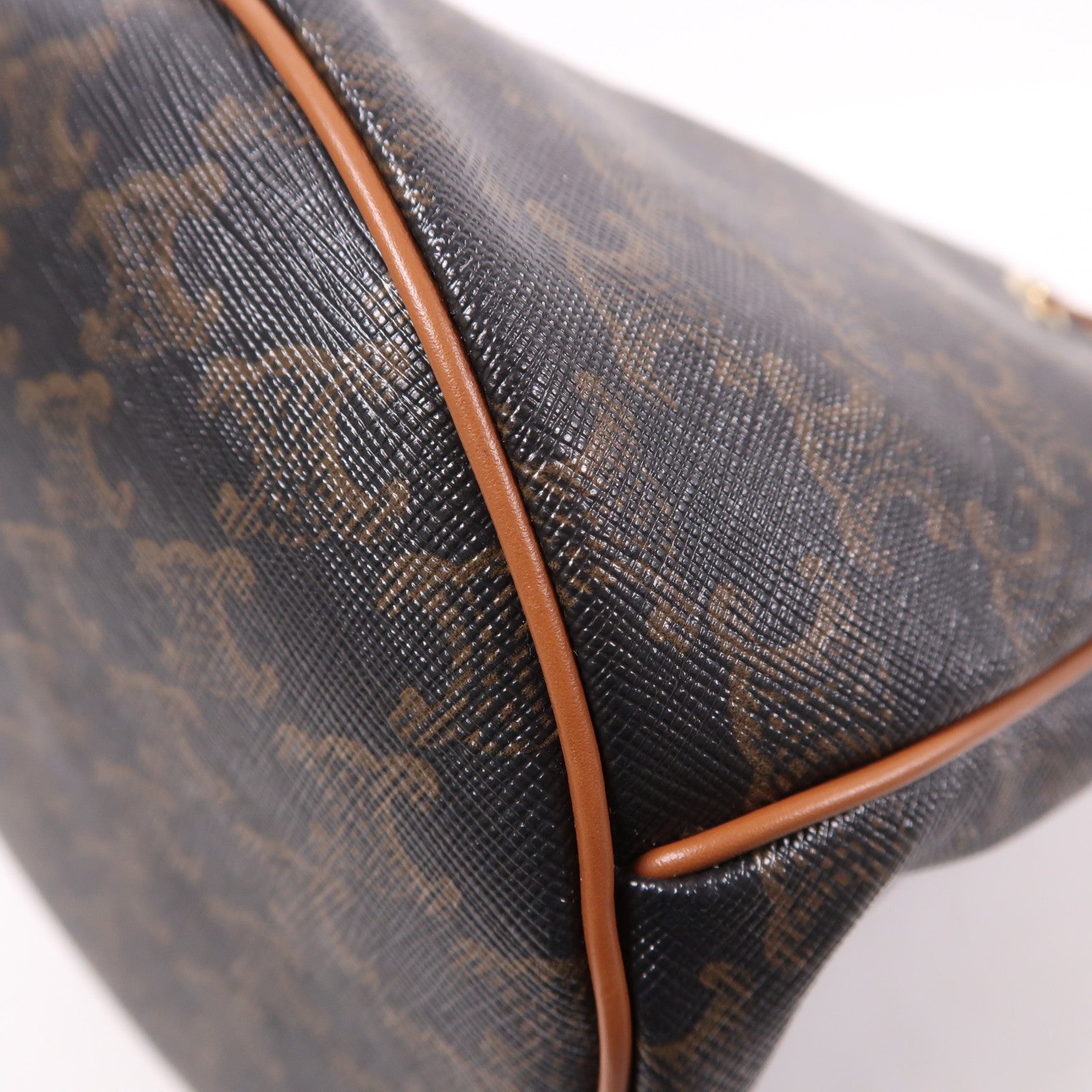 CELINE 塗層帆布Clara Bag金扣手挽肩背兩用袋