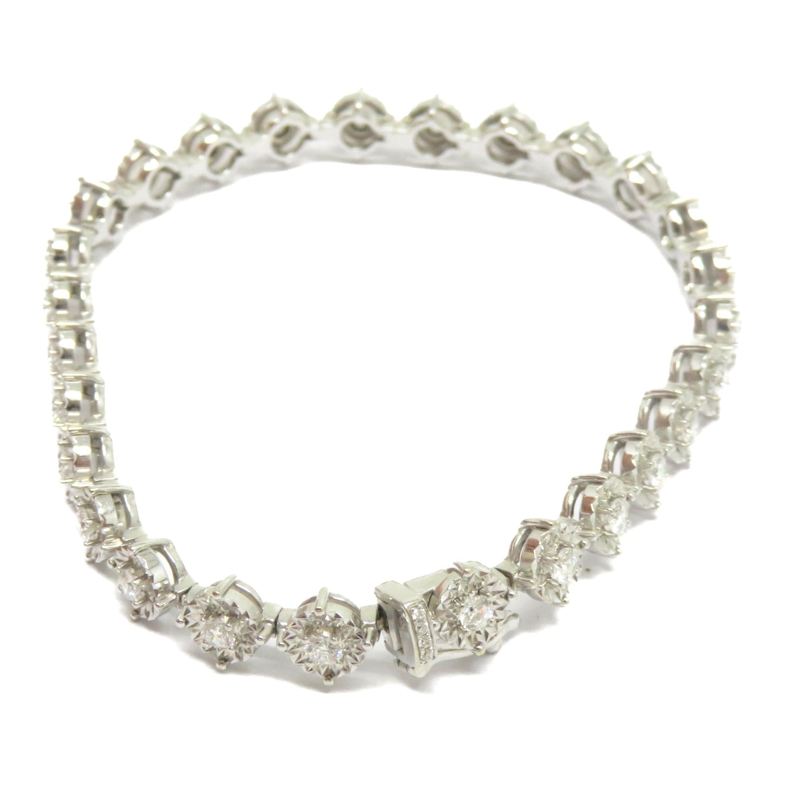 JEWELRY 18K白金Diamond Bracelet 1.18ct鑽石手鐲