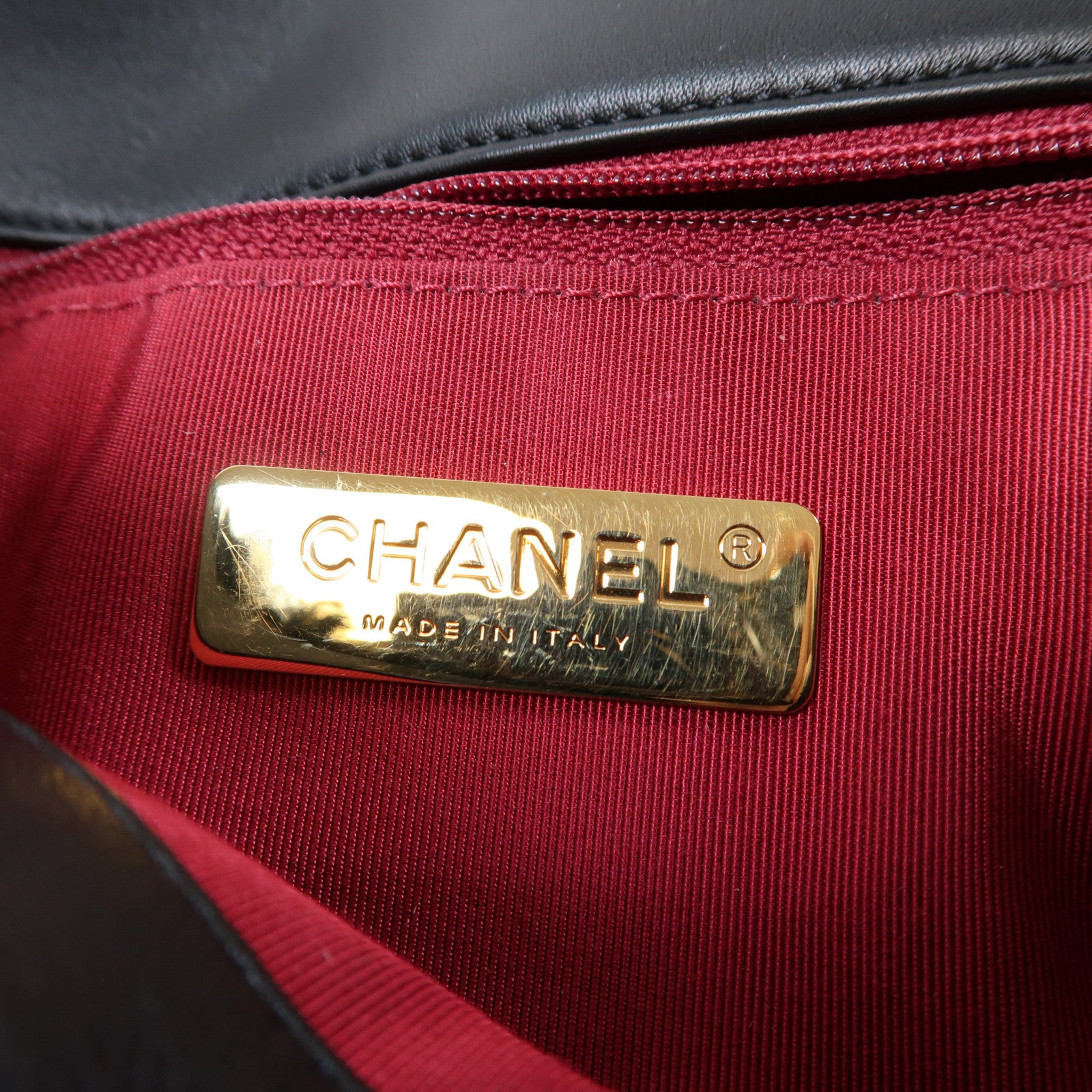 CHANEL 【激減優惠】毛茸2 Way Chain Shoulder Bag金扣鏈帶肩背袋黑色