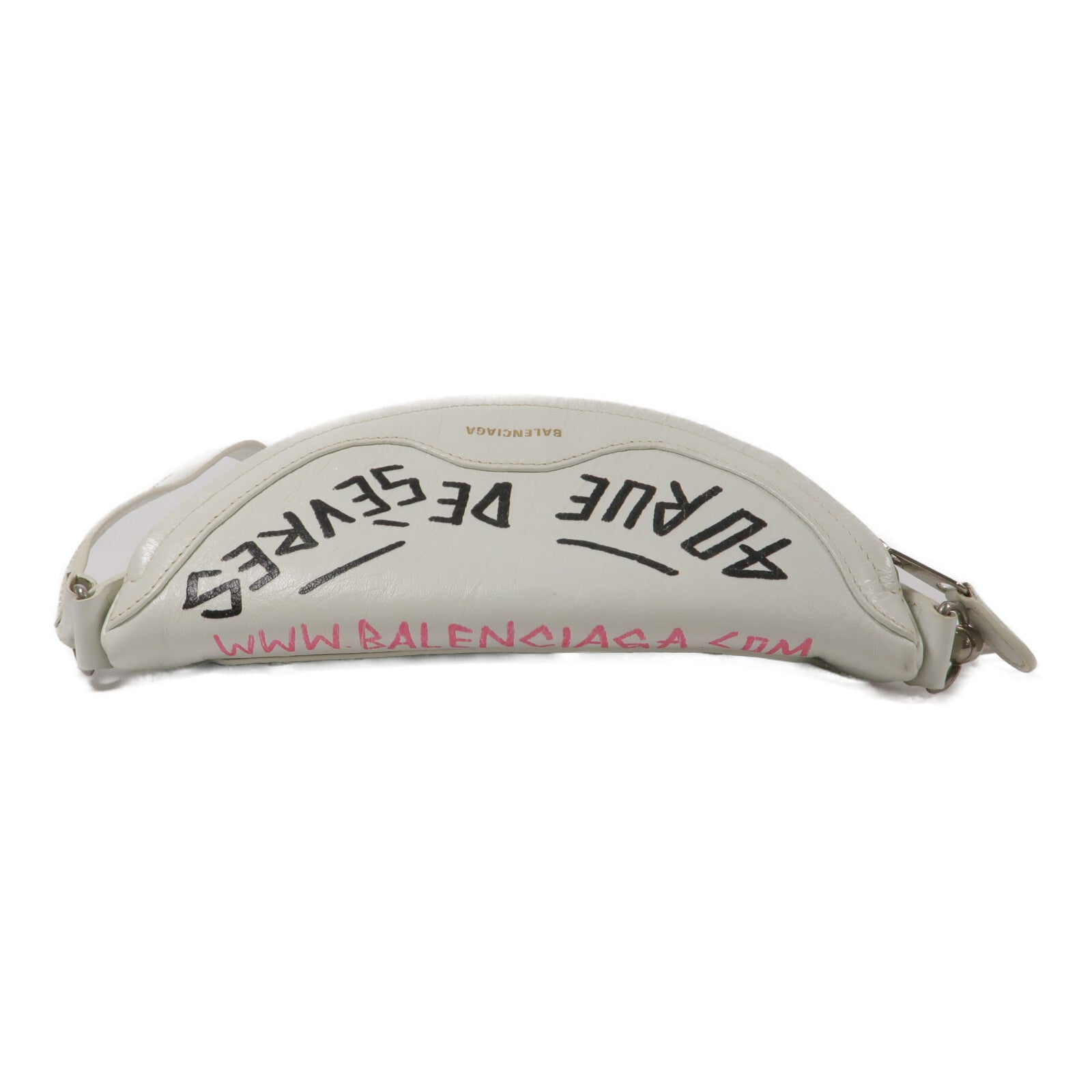 BALENCIAGA 牛皮皮革Souvenir Graffiti Belt Bag腰包