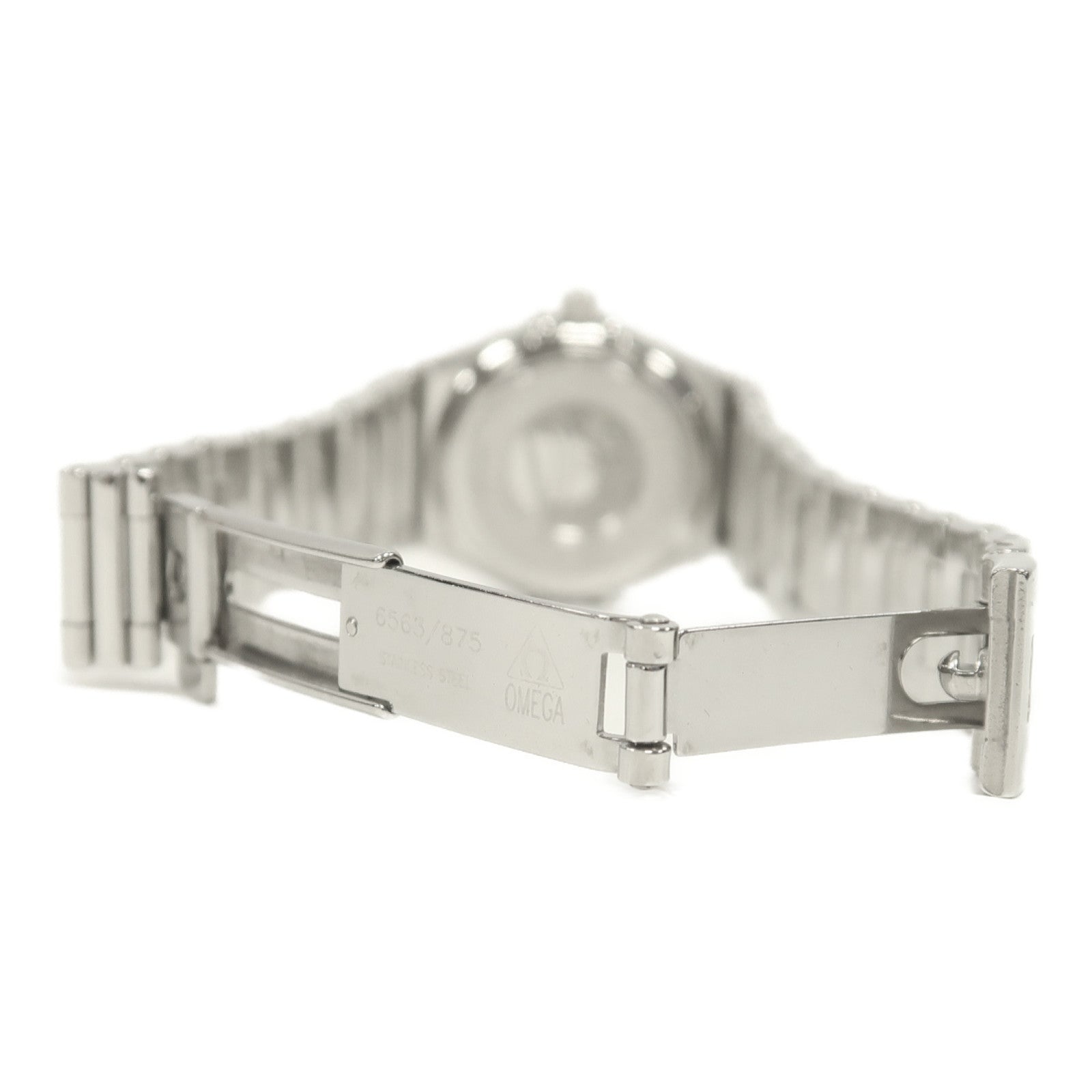 OMEGA Constellation Ladies不鏽鋼手錶石英機芯黑色
