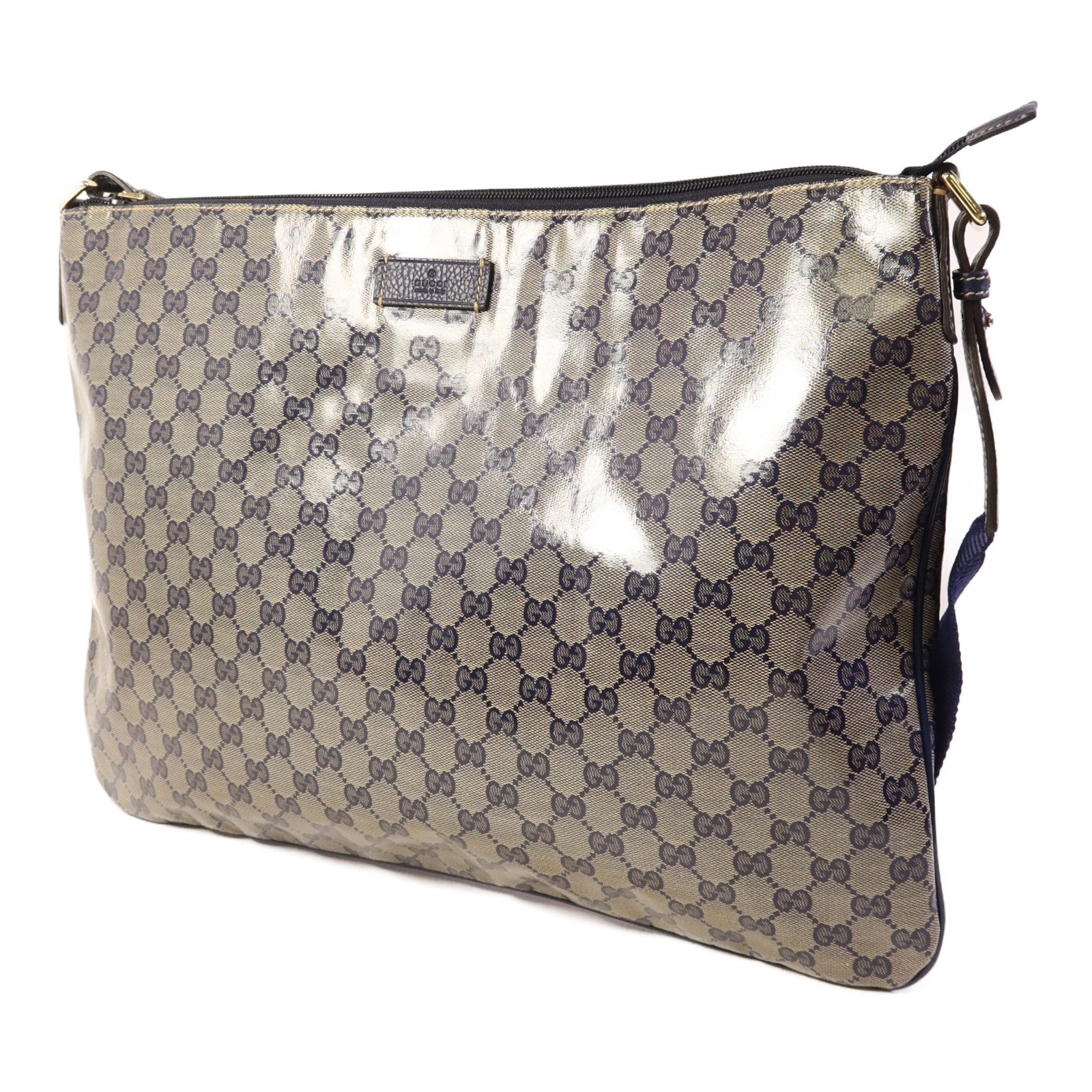 GUCCI 塗層帆布Shoulder Bag肩背袋