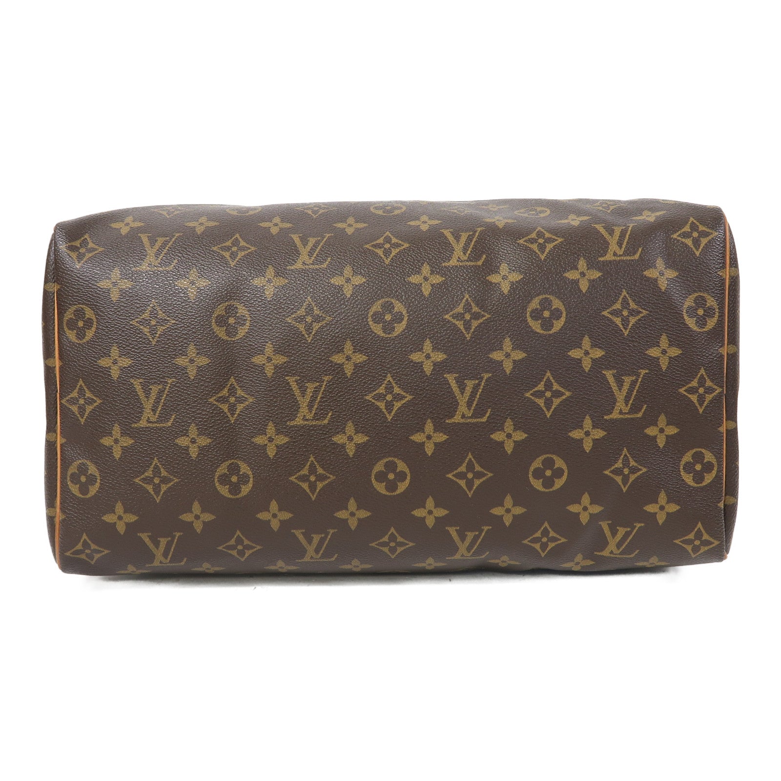 LOUIS VUITTON Monogram Speedy 35金扣手挽袋啡色
