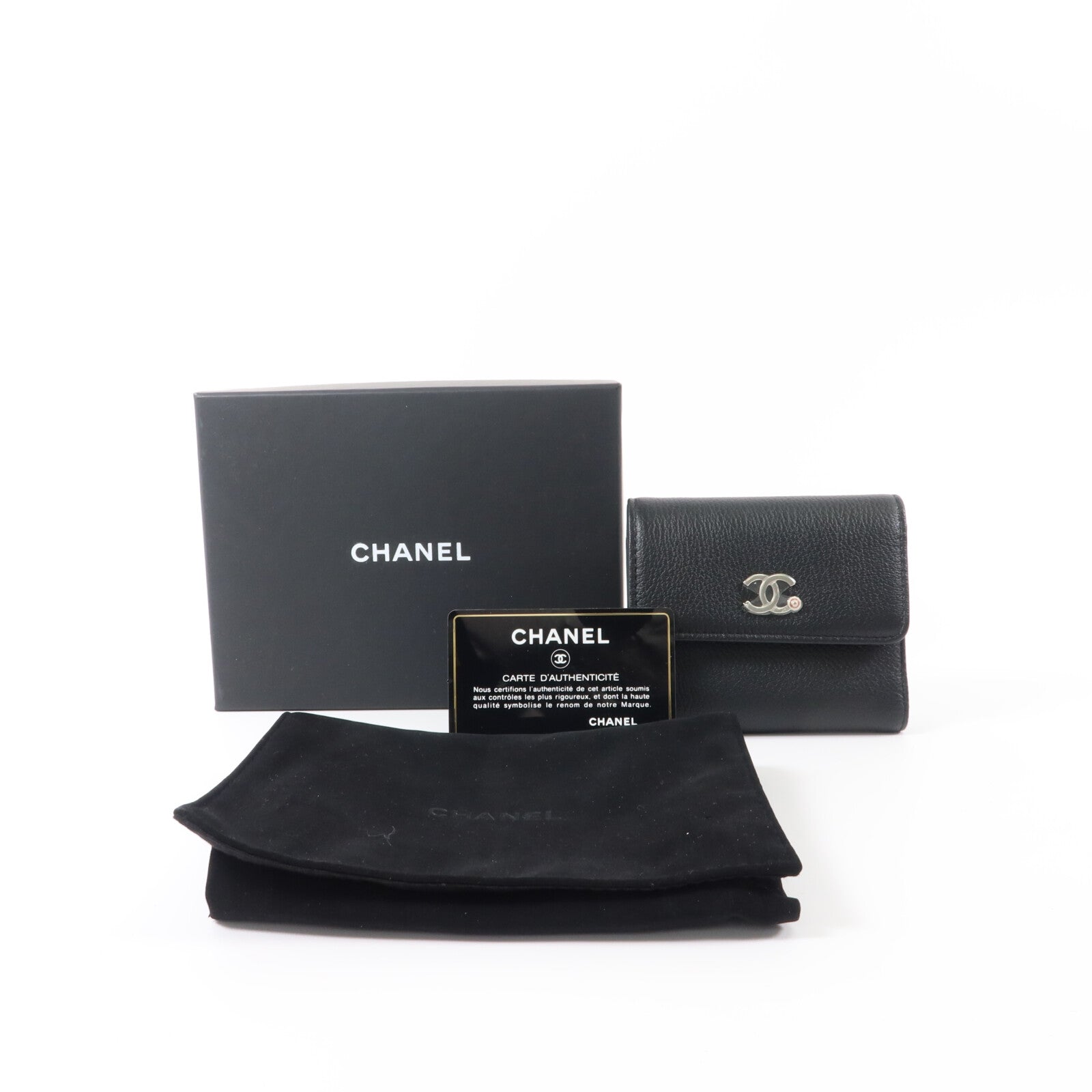 CHANEL 牛皮皮革Classic Flap Wallet錢包