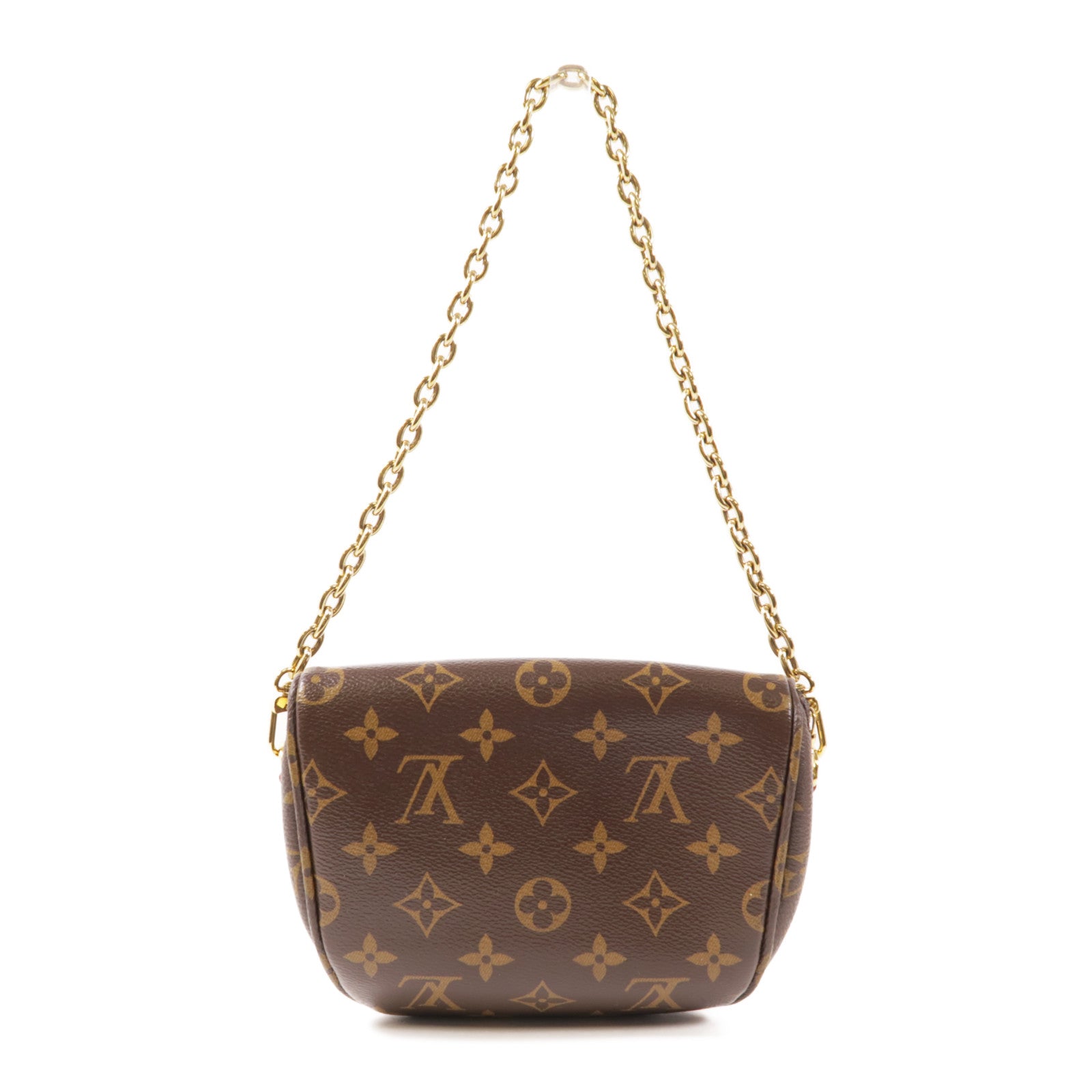 LOUIS VUITTON Monogram Mini Bumbag金扣手挽肩背兩用袋棕色