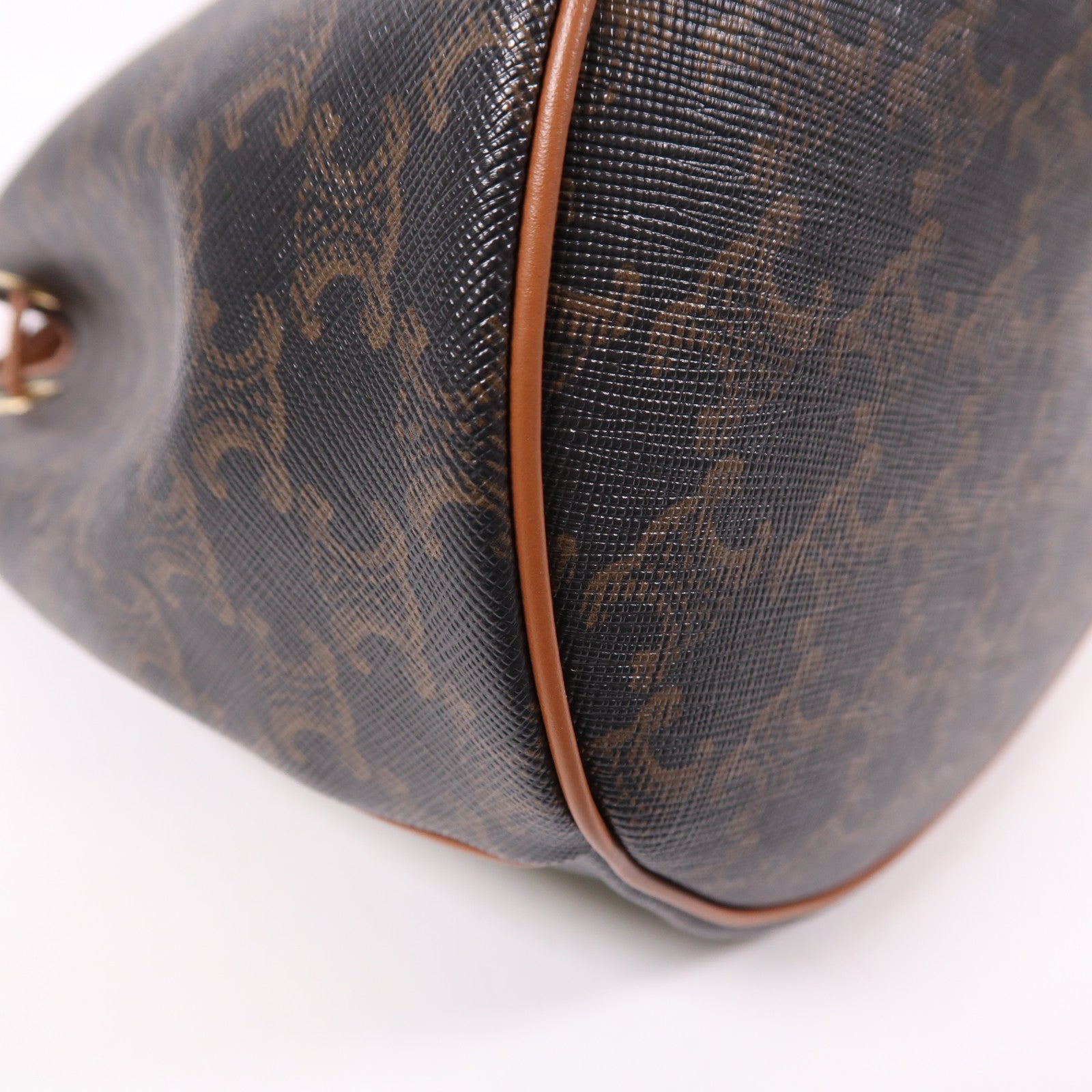 CELINE 塗層帆布Clara Bag金扣手挽肩背兩用袋