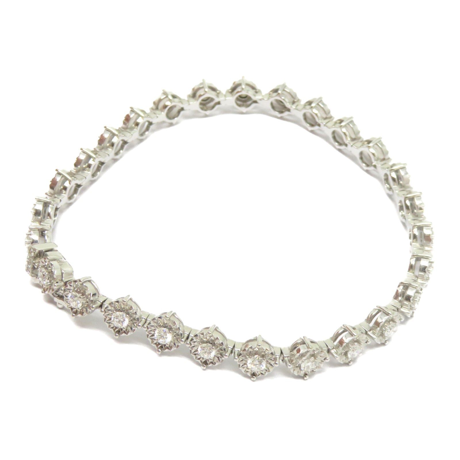 JEWELRY 18K白金Diamond Bracelet 1.18ct鑽石手鐲
