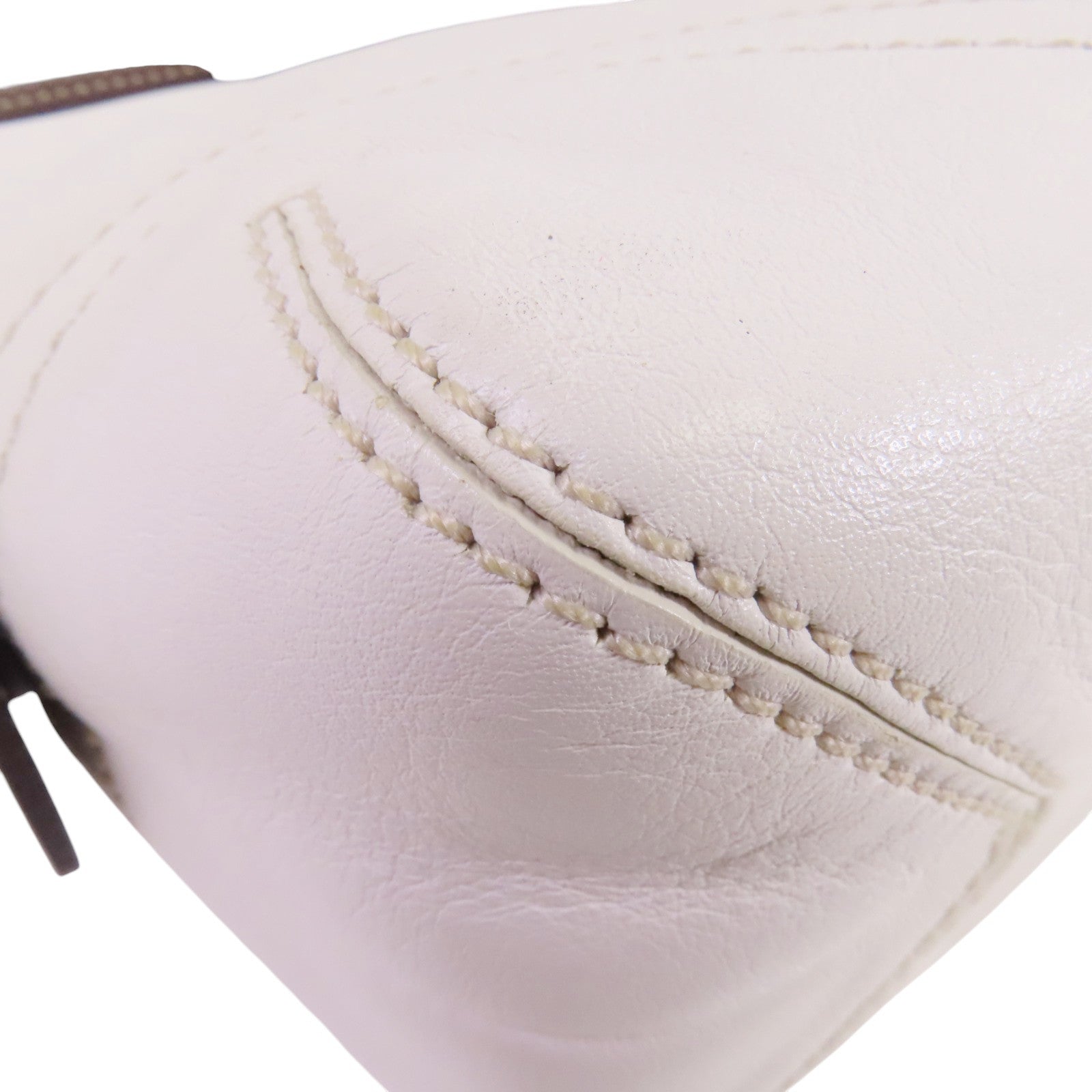 COACH 牛皮皮革Shoulder Bag銀扣肩背袋