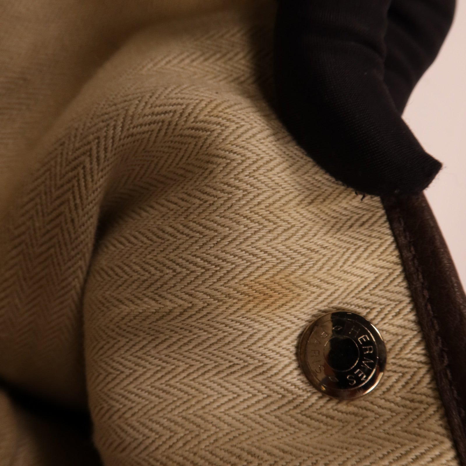 HERMES Negonda皮革Garden Party PM銀扣手挽袋