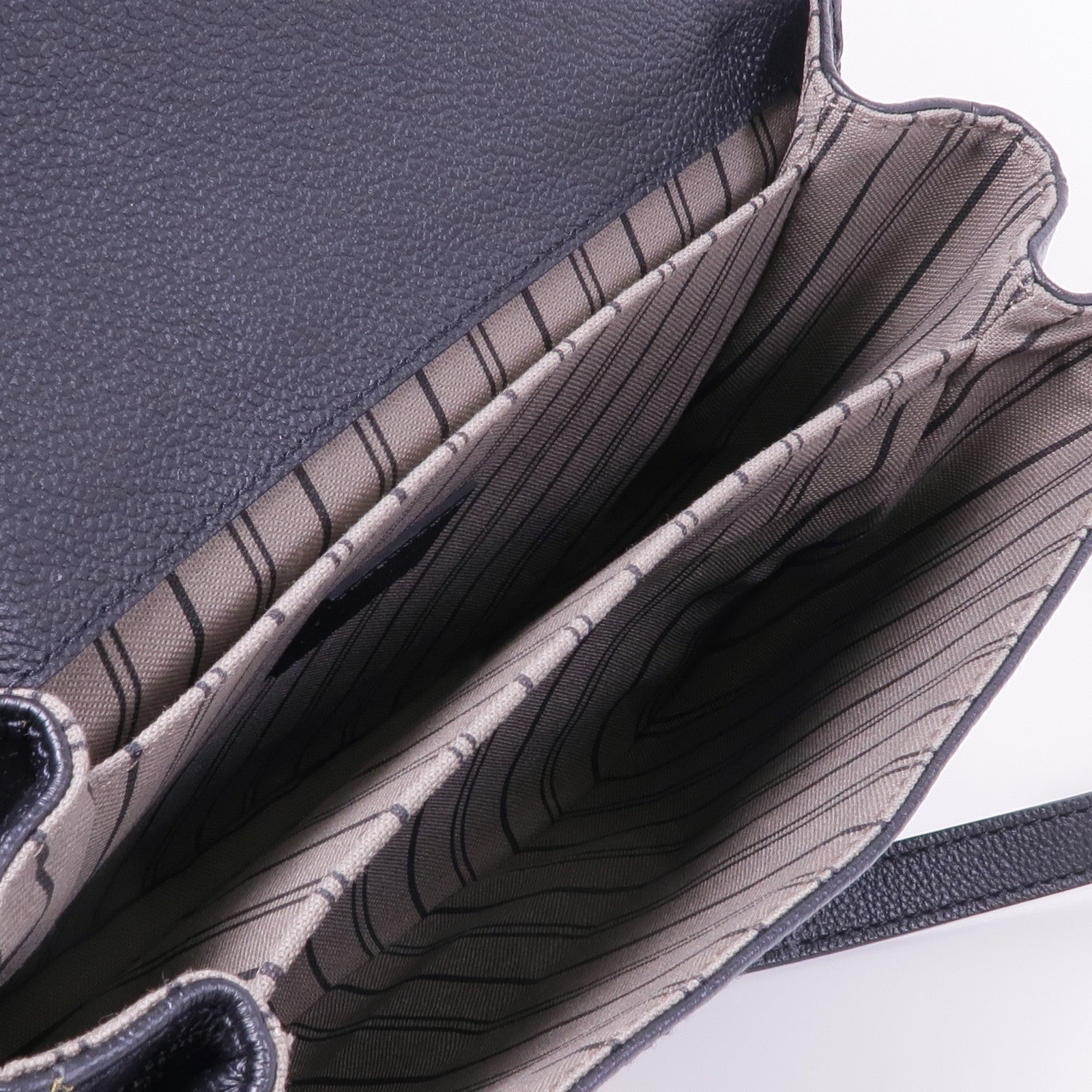 LOUIS VUITTON Monogram Empreinte Pochette Metis金扣手挽肩背兩用袋