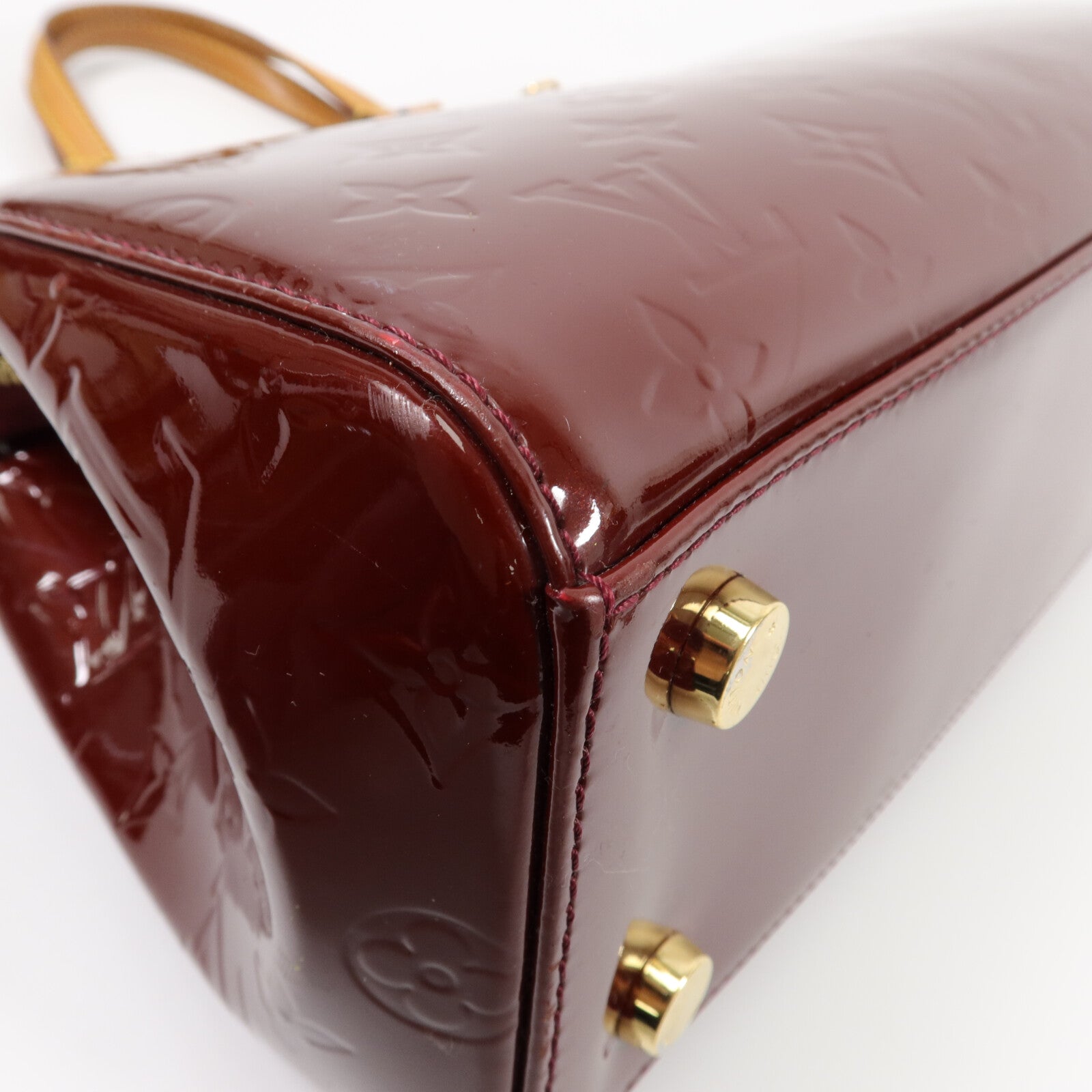LOUIS VUITTON Monogram Vernis Brea MM手挽肩背兩用袋