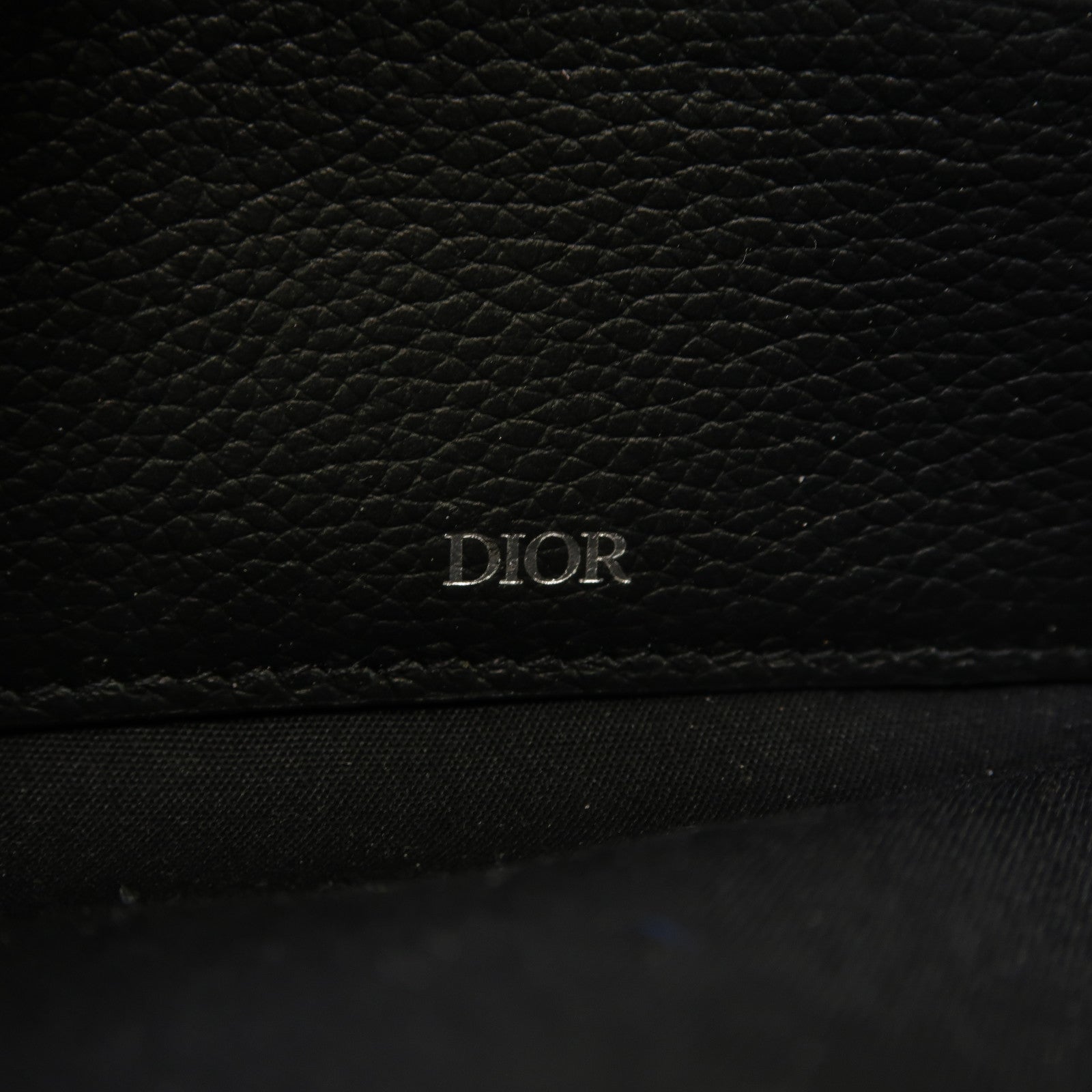 Dior 帆布Safari Mini Messenger銀扣肩背袋藍色