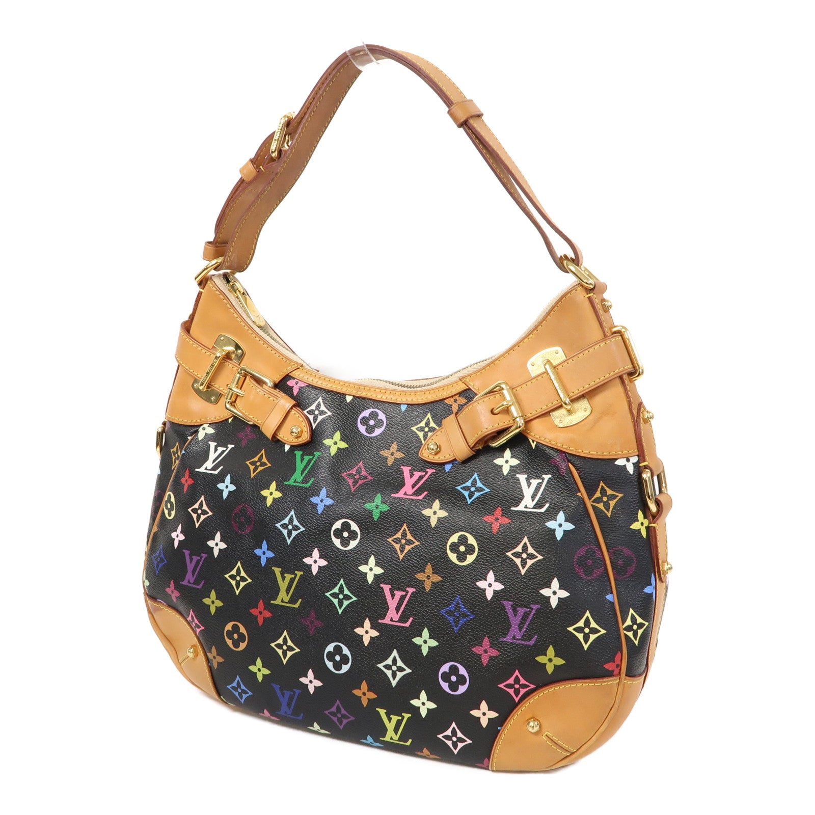 LOUIS VUITTON 【激減優惠】Monogram Multicolore Greta金扣肩背袋彩色