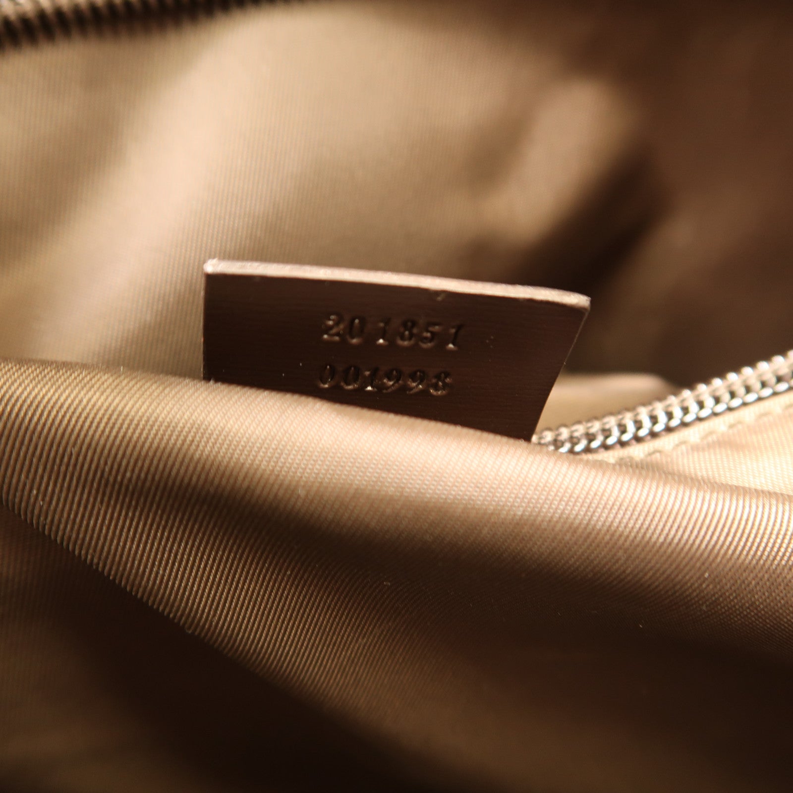 GUCCI 塗層帆布2 Way Shoulder手挽肩背兩用袋啡色