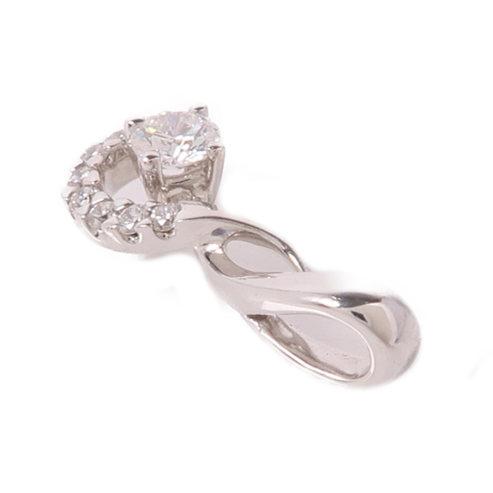 JEWELRY Diamond Pendant Top 18K White Gold
