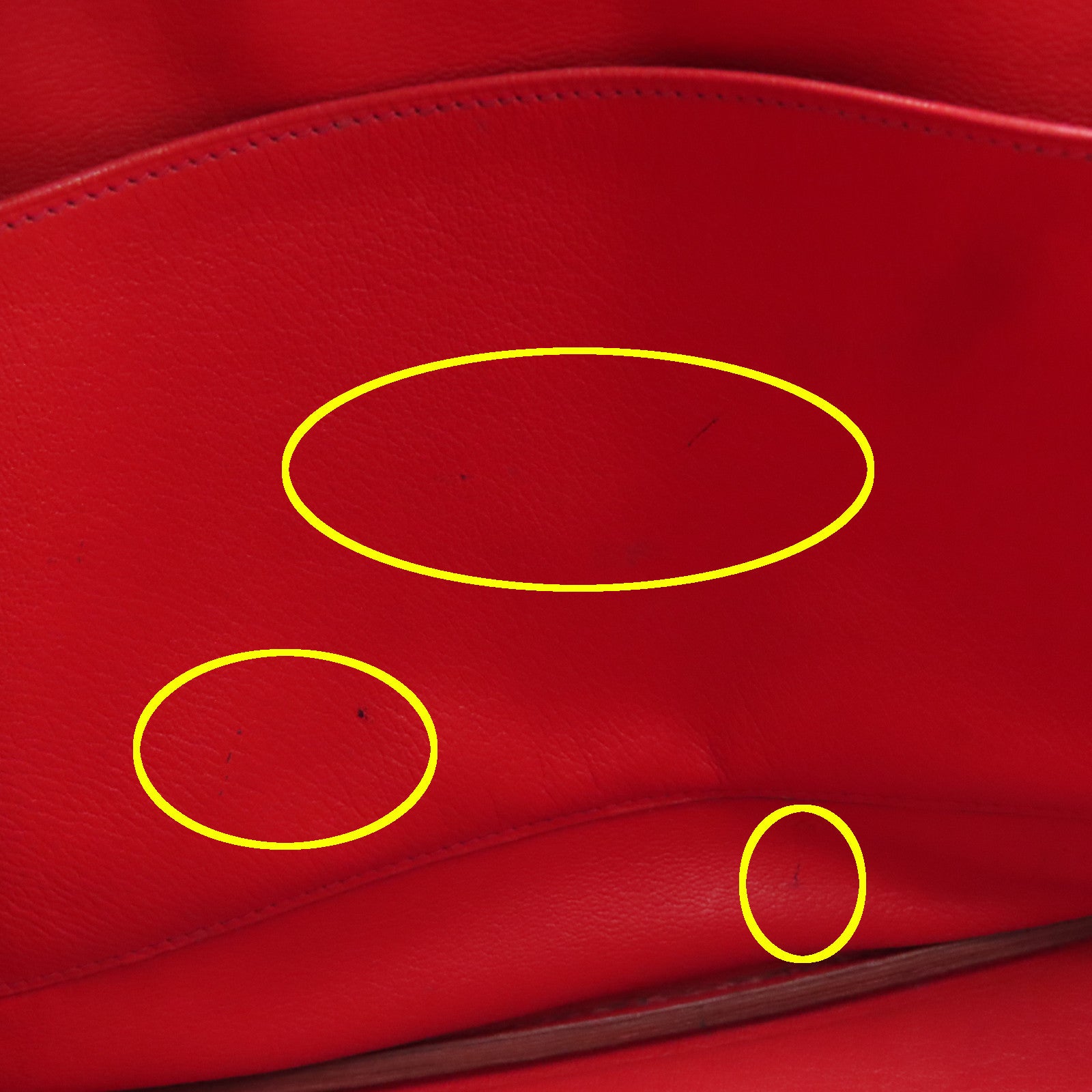 HERMES Ostrich Leather Birkin 35 Gold Buckle Hand Bag Ostrich Red