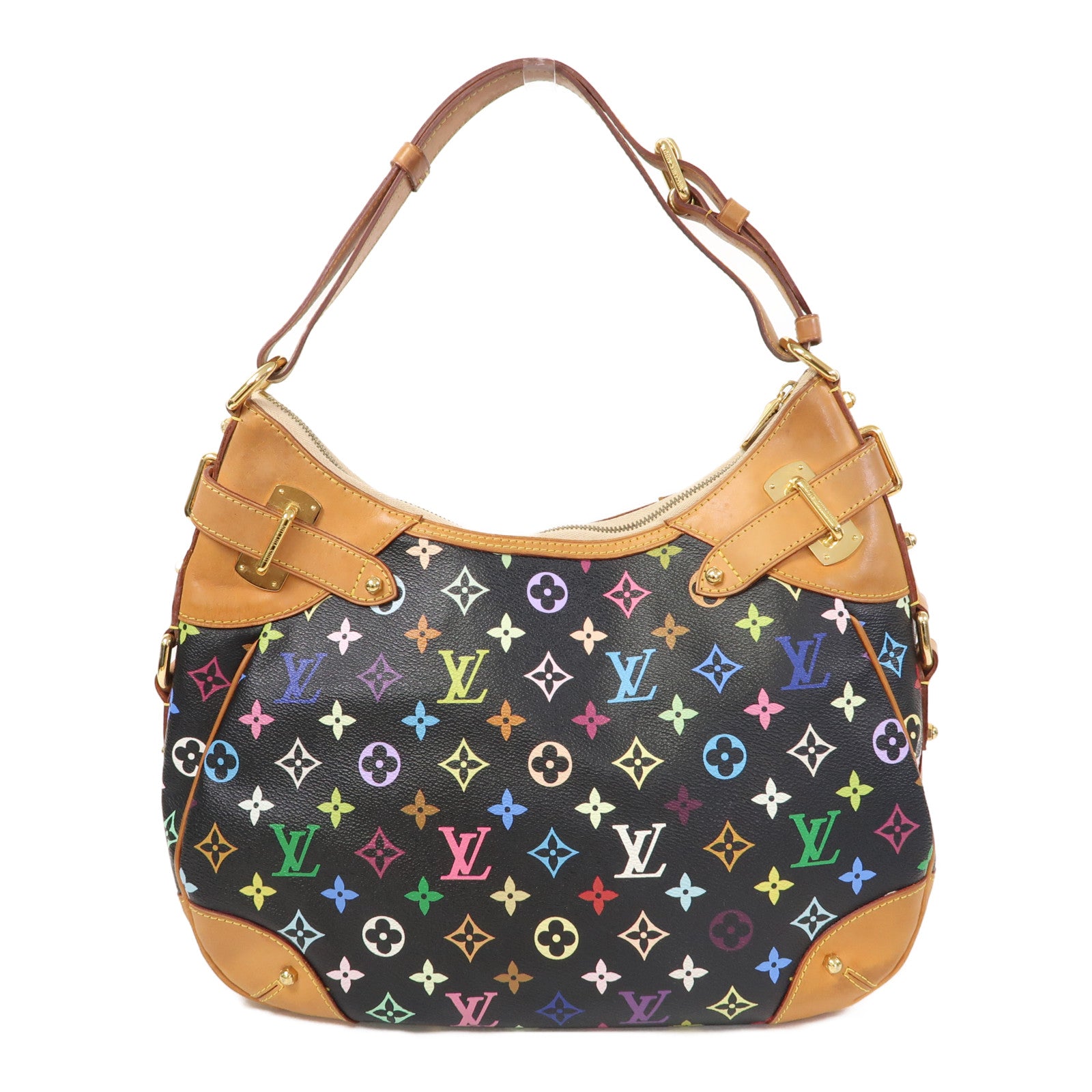 LOUIS VUITTON 【激減優惠】Monogram Multicolore Greta金扣肩背袋彩色
