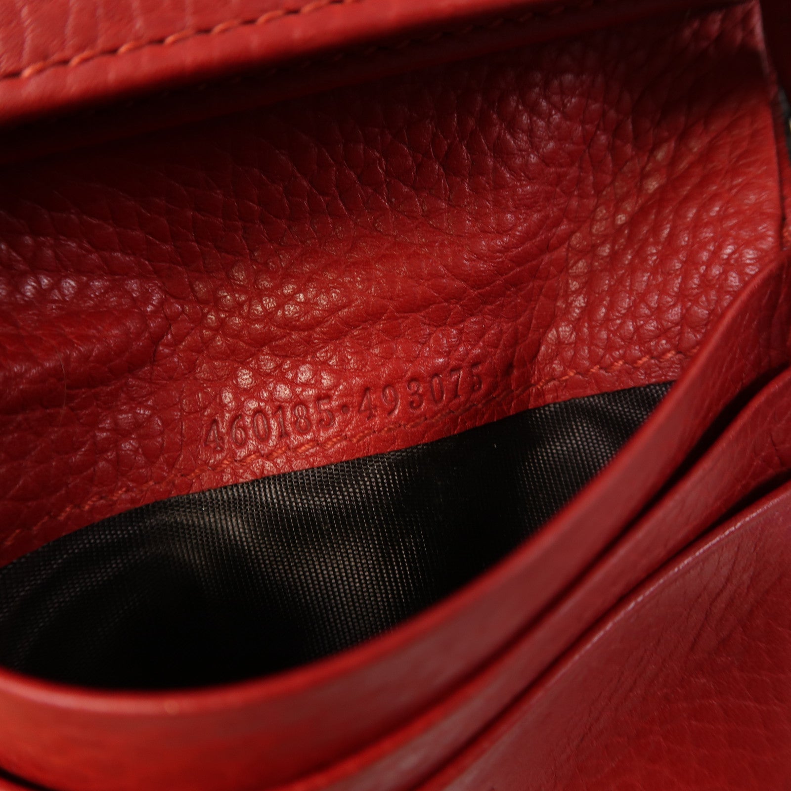 GUCCI 【激減優惠】牛皮皮革Wallet金扣錢包紅色
