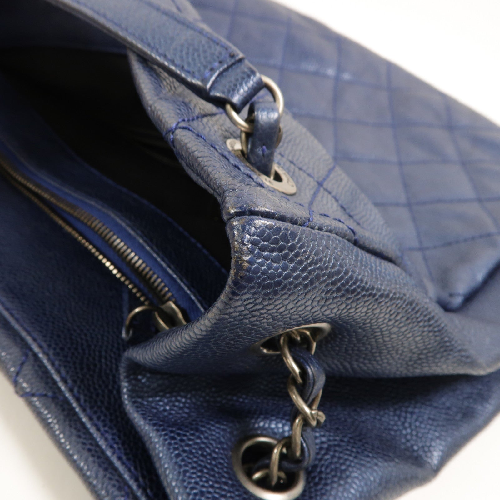 CHANEL 牛皮皮革Chain Shoulder鏈帶肩背袋