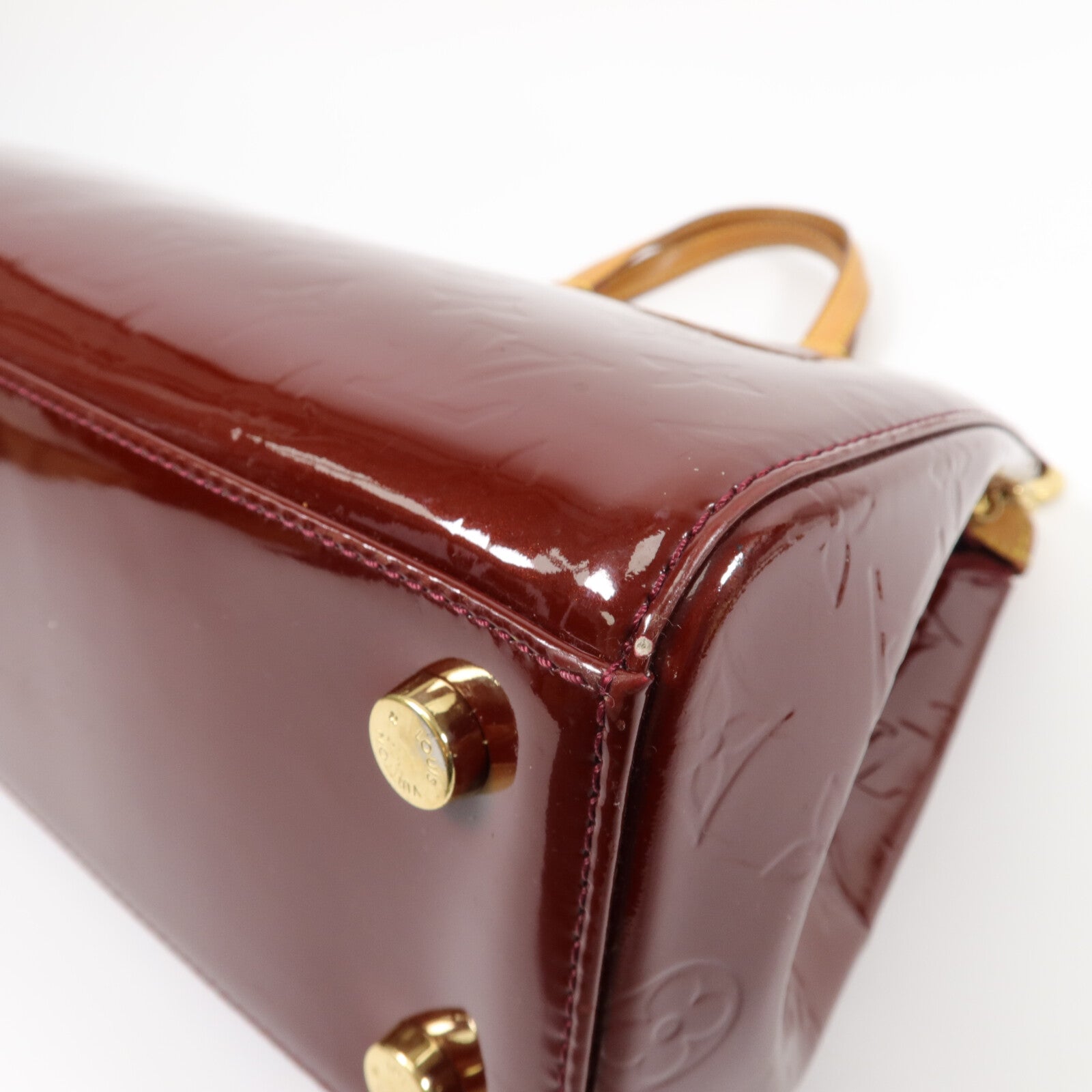 LOUIS VUITTON Monogram Vernis Brea MM手挽肩背兩用袋