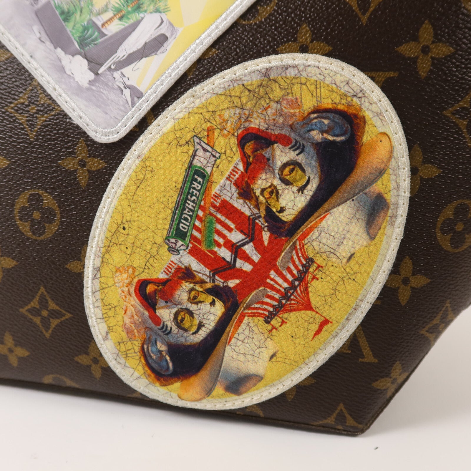 LOUIS VUITTON Monogram Cindy Sherman Camera Messenger手挽肩背兩用袋
