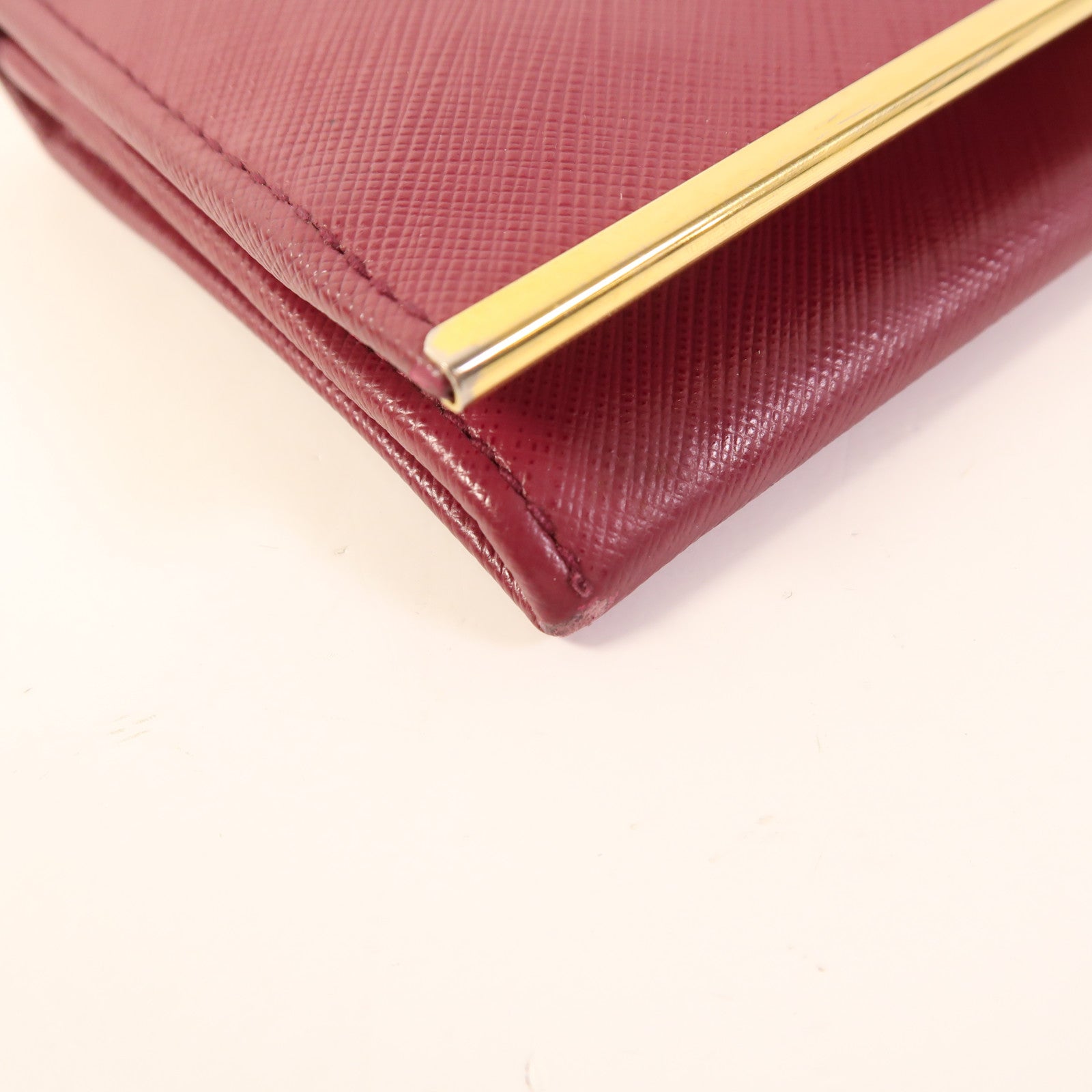 Salvatore Ferragamo 牛皮皮革Long Wallet金扣長錢包