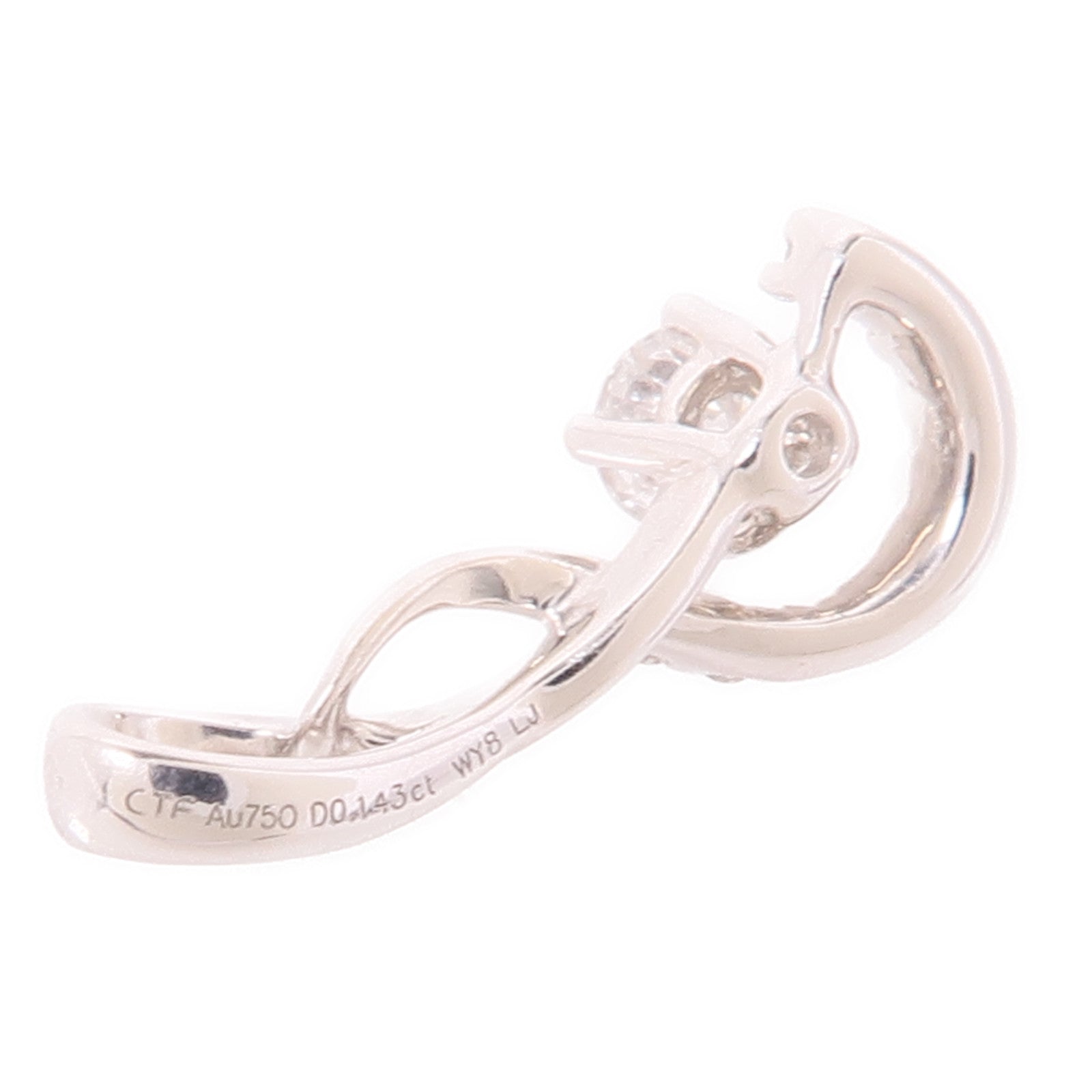 JEWELRY Diamond Pendant Top 18K White Gold