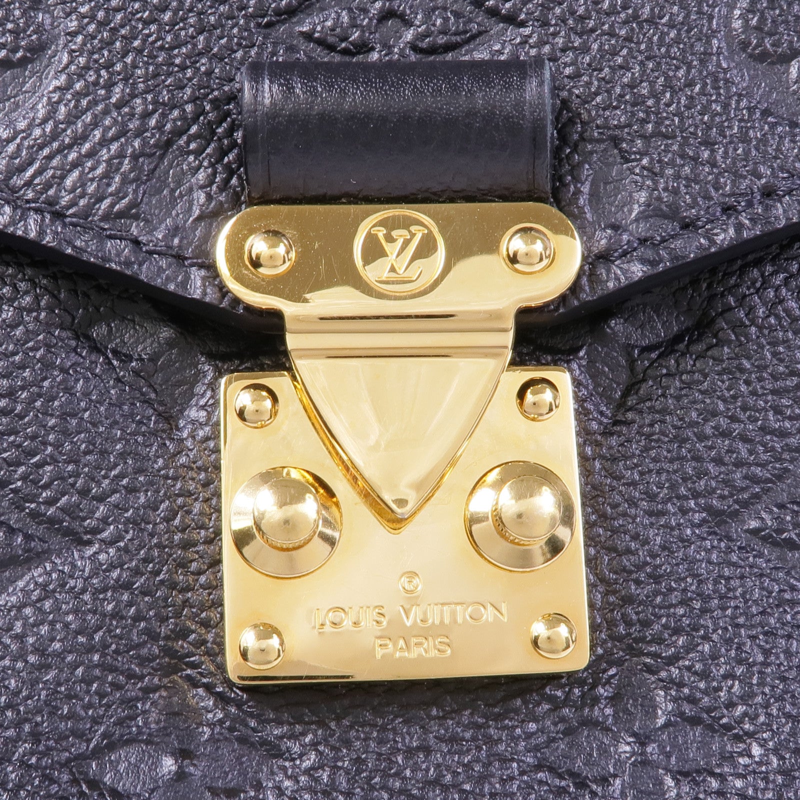 LOUIS VUITTON Monogram Empreinte Pochette Metis金扣手挽肩背兩用袋