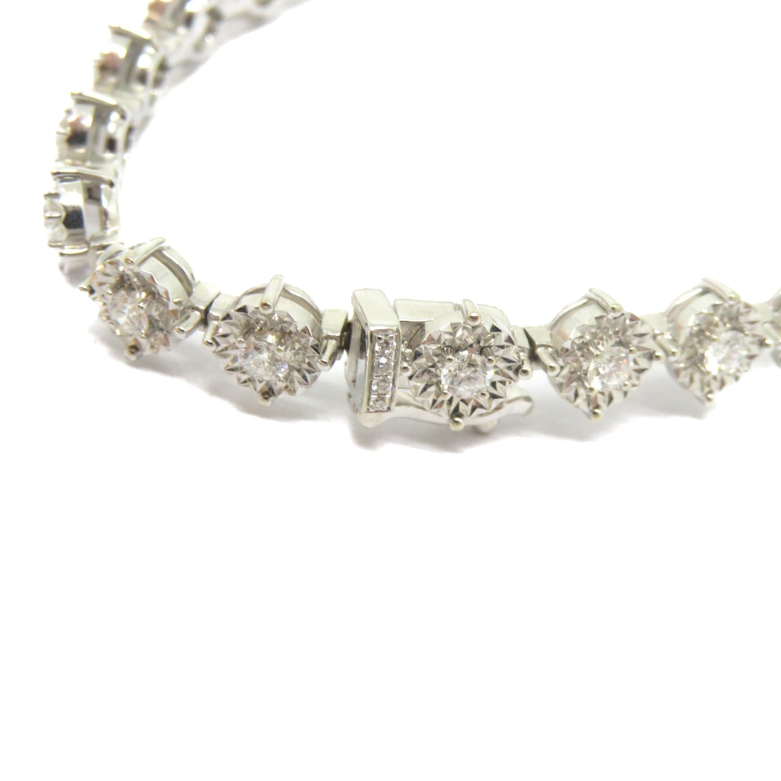 JEWELRY 18K白金Diamond Bracelet 1.18ct鑽石手鐲