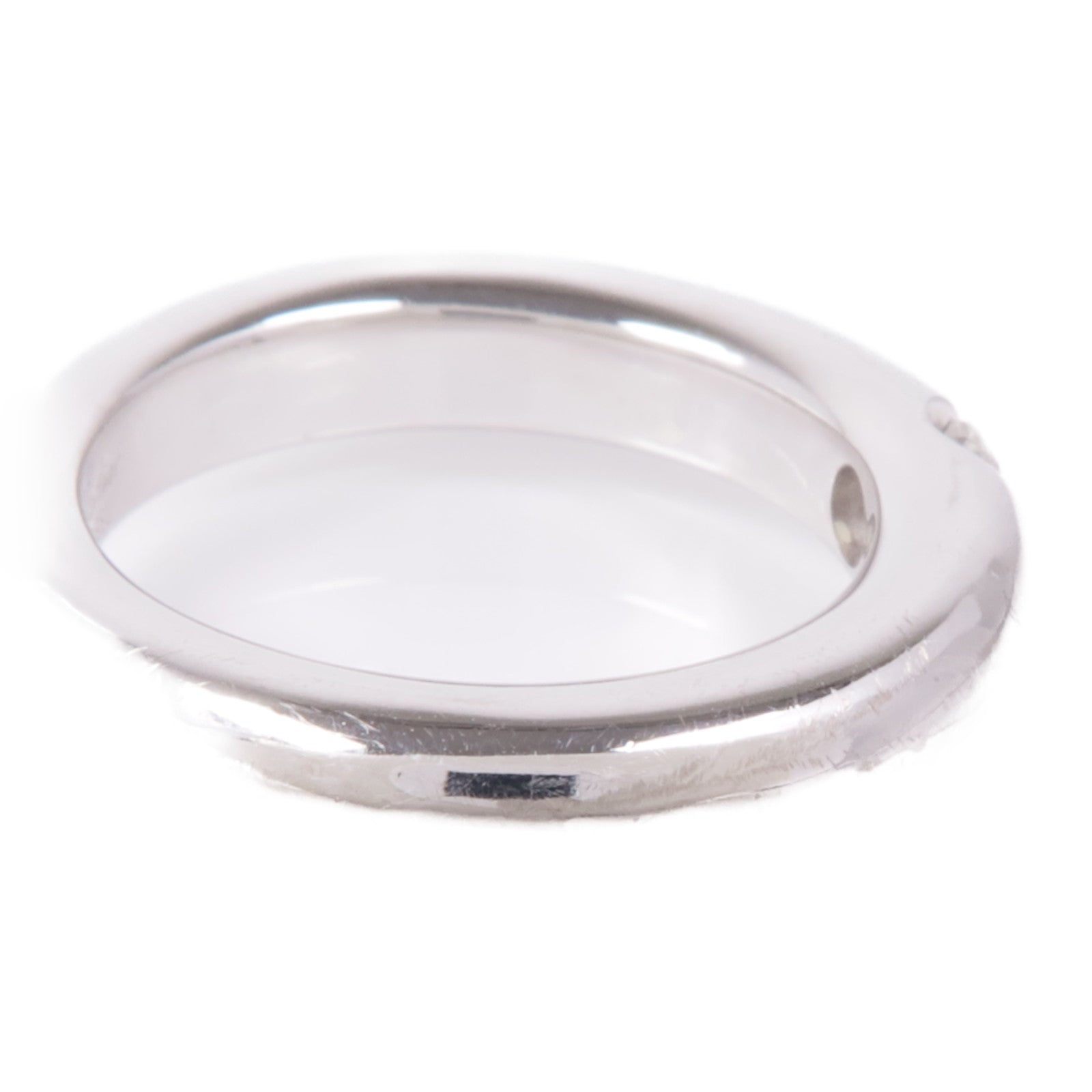 CARTIER 18K白金Ellipse Ring鑽石戒指Cartier#51/US#5.5